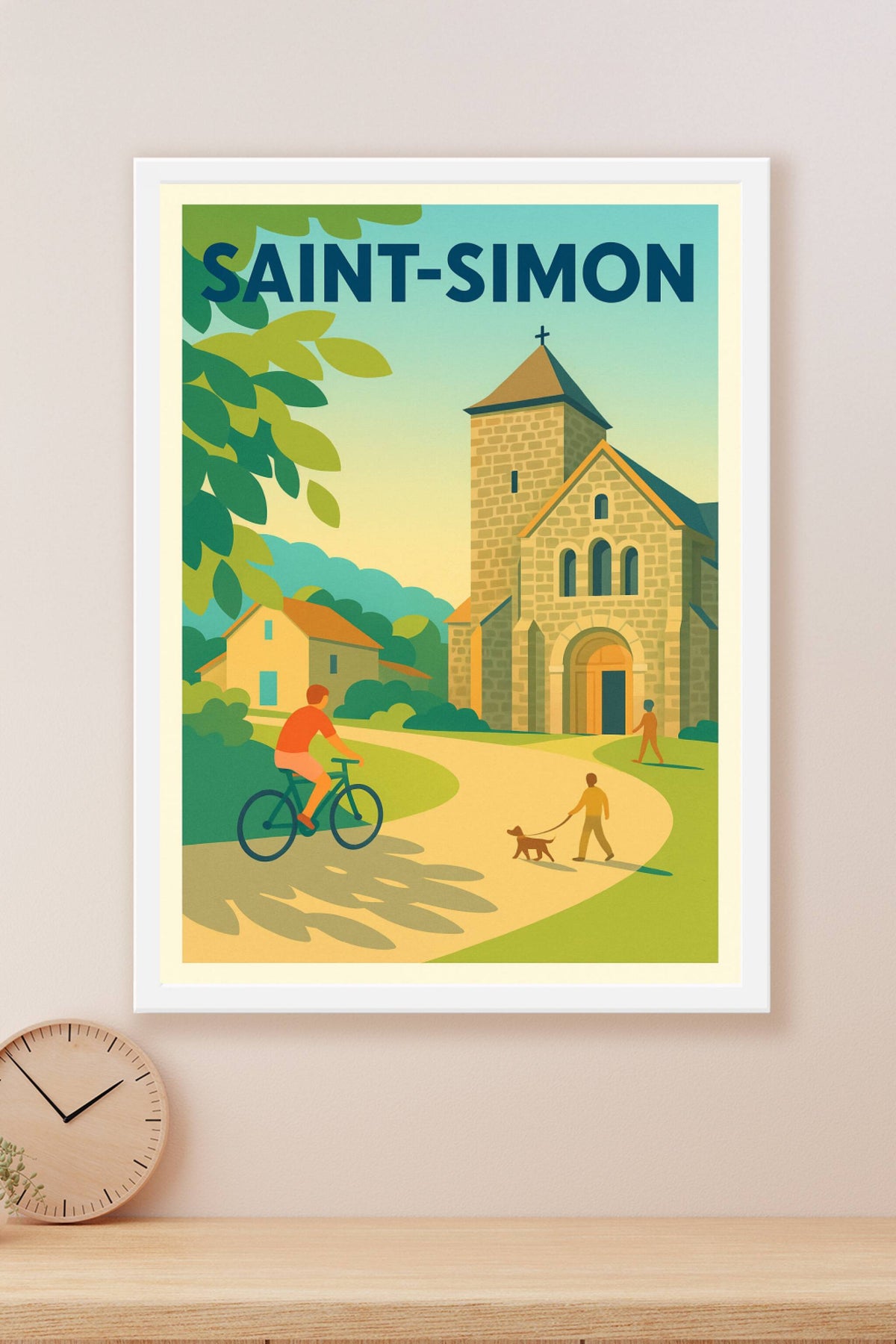 Affiche de Saint-Simon - Charme paisible au cœur du village