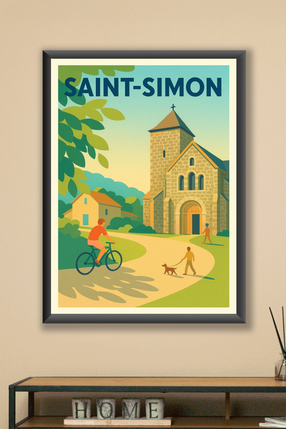 Affiche de Saint-Simon - Charme paisible au cœur du village