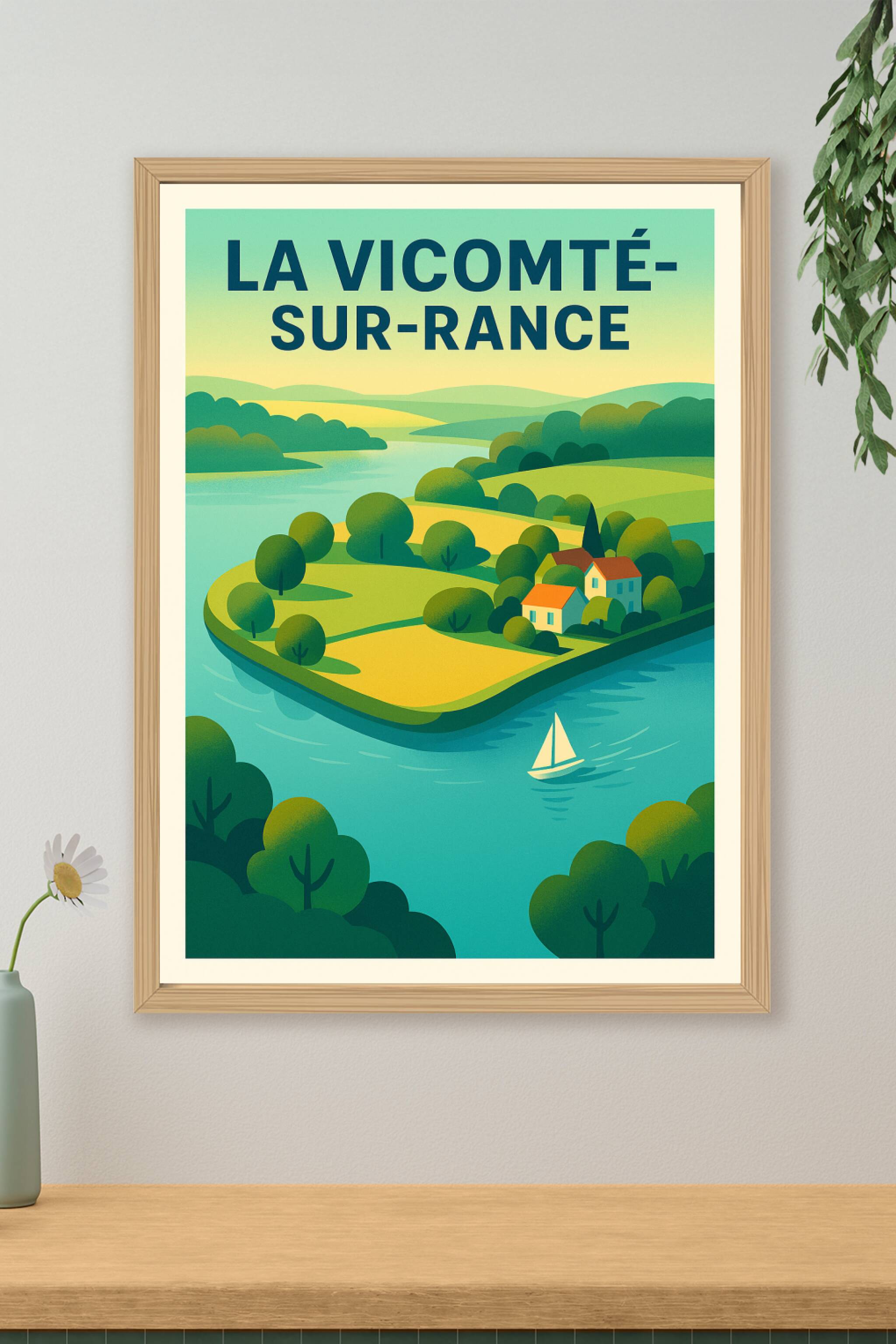 Affiche de La Vicomté-sur-Rance - Évasion bucolique au fil de l'eau