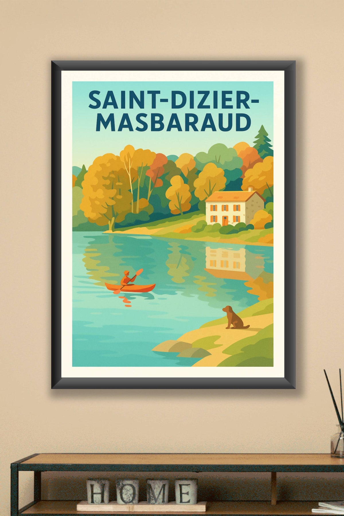 Affiche de Saint-Dizier-Masbaraud - Sérénité au bord de l'eau