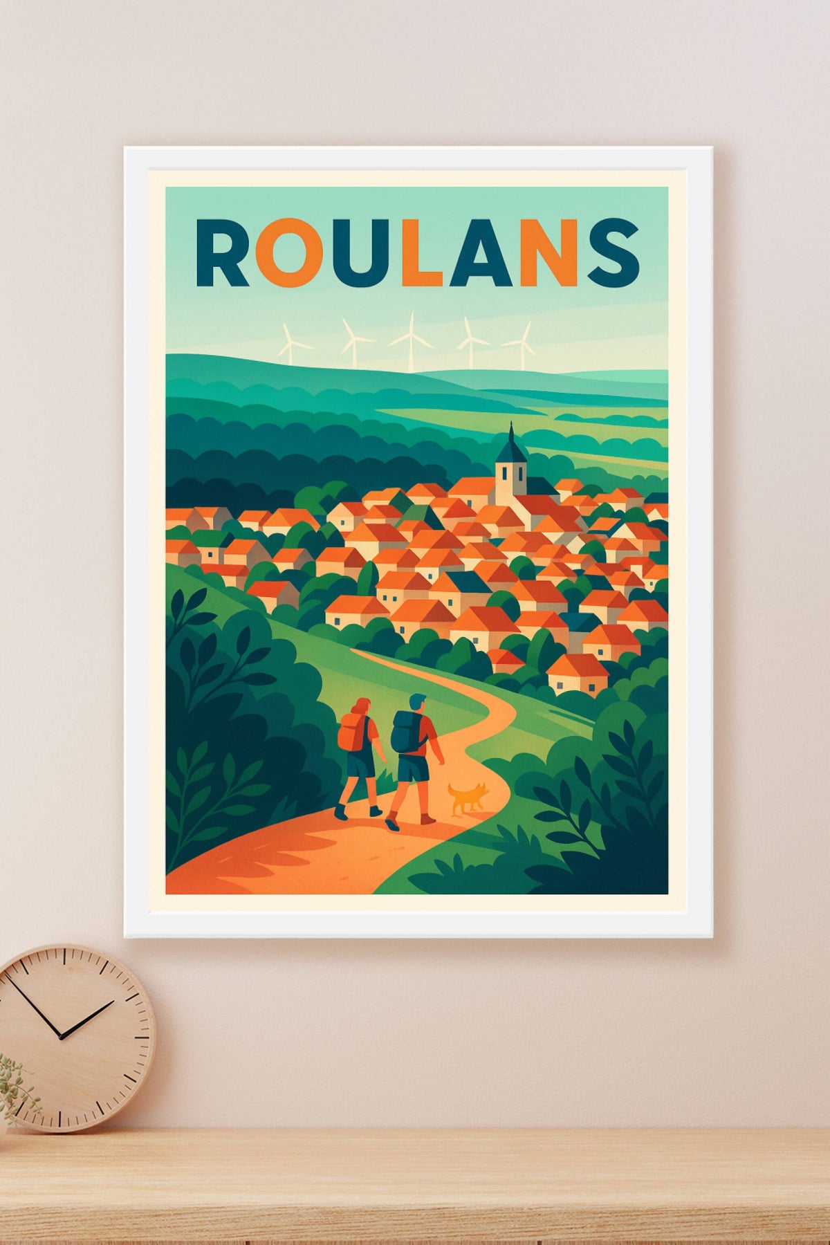 Affiche de Roulans - Promenade au cœur d'un village pittoresque