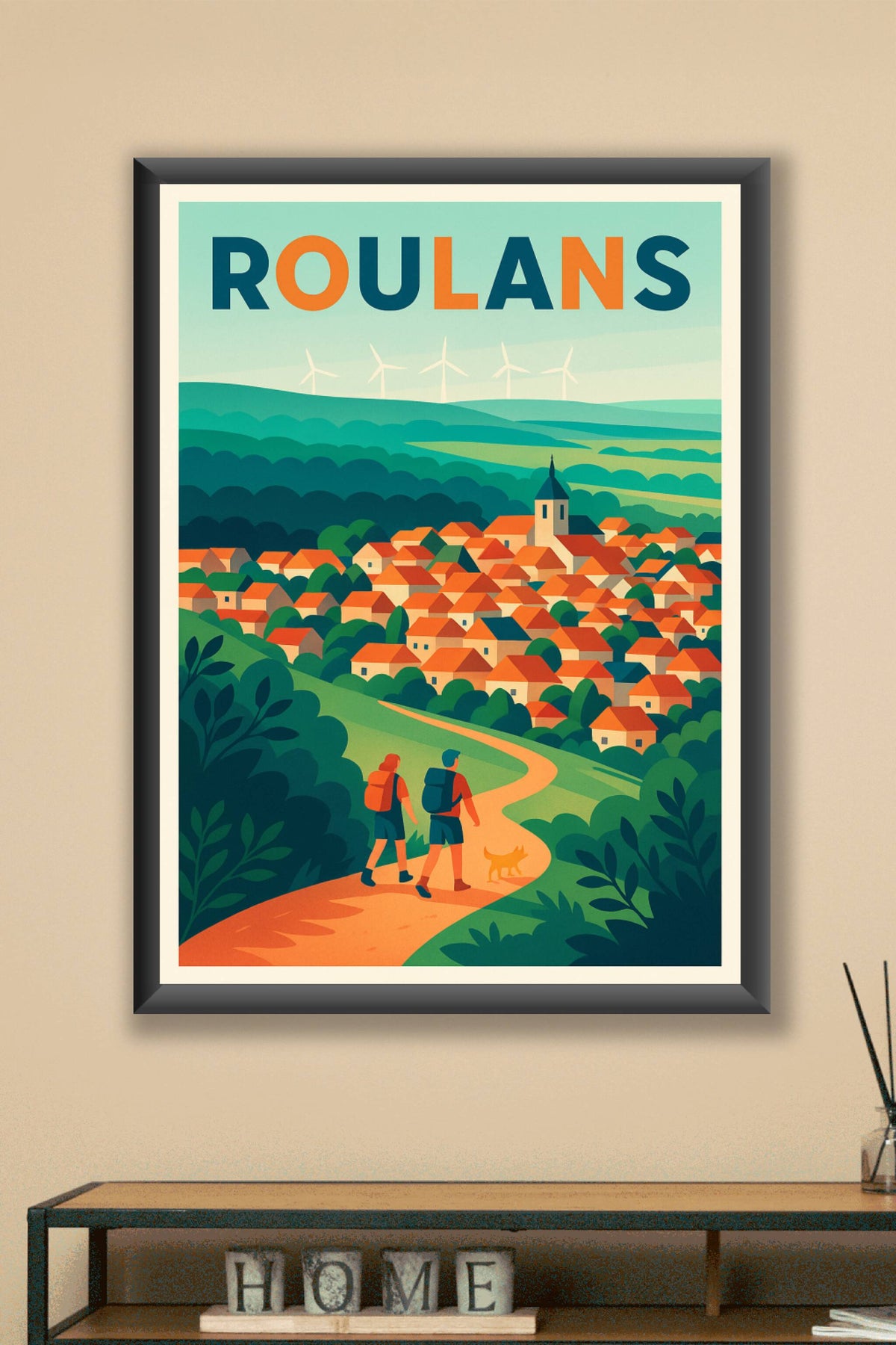 Affiche de Roulans - Promenade au cœur d'un village pittoresque