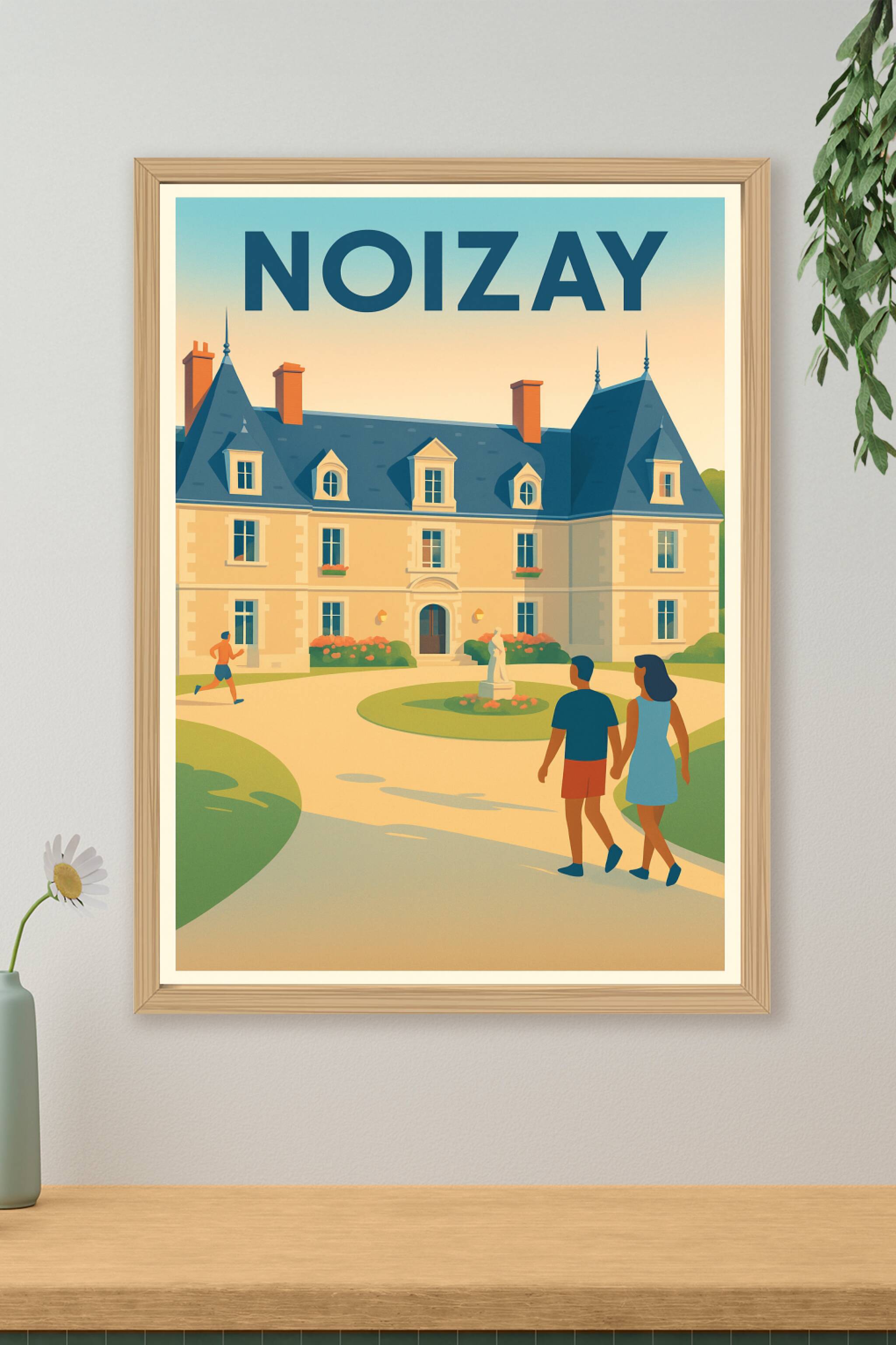 Affiche de Noizay - Élégance et douceur en Touraine