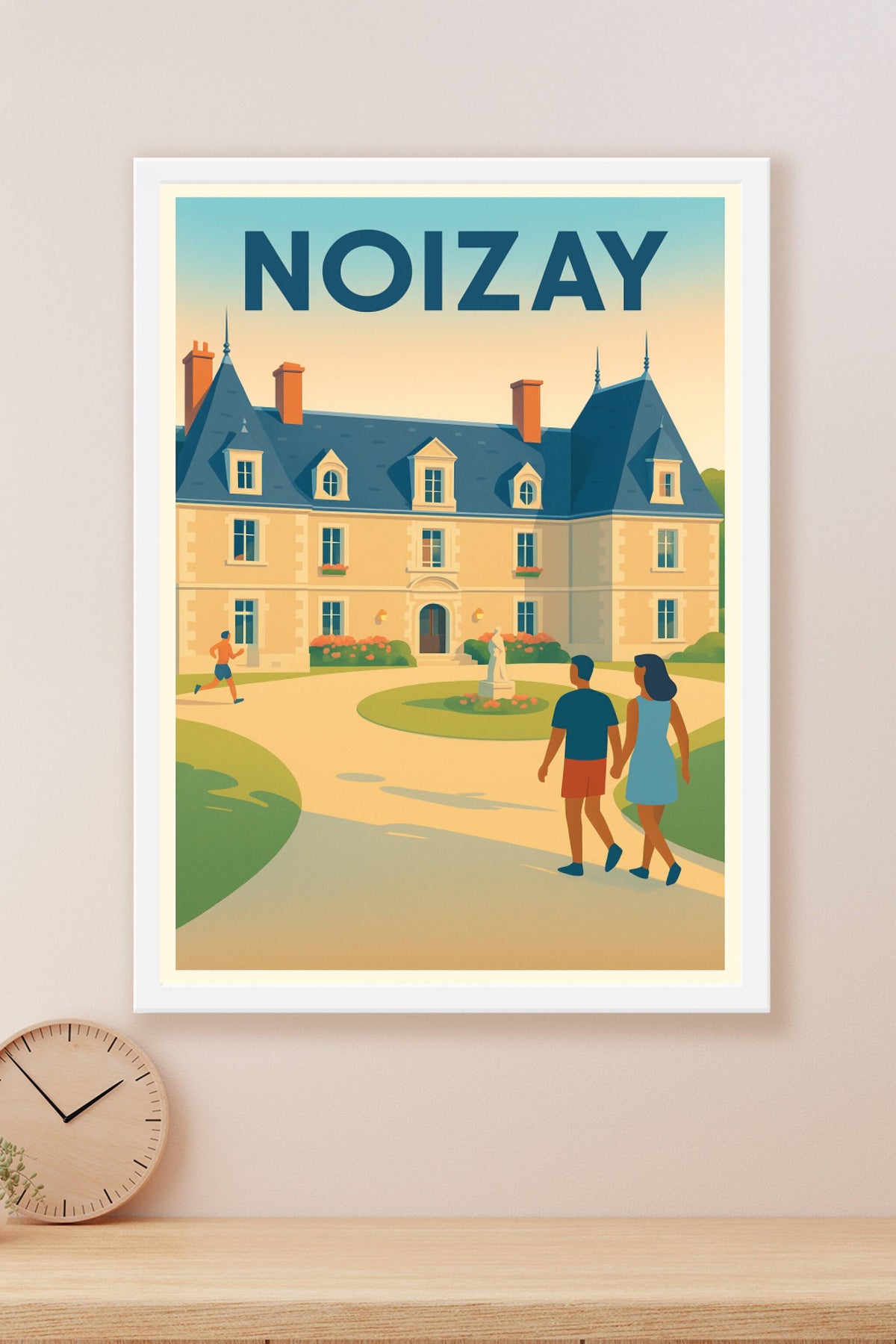 Affiche de Noizay - Élégance et douceur en Touraine