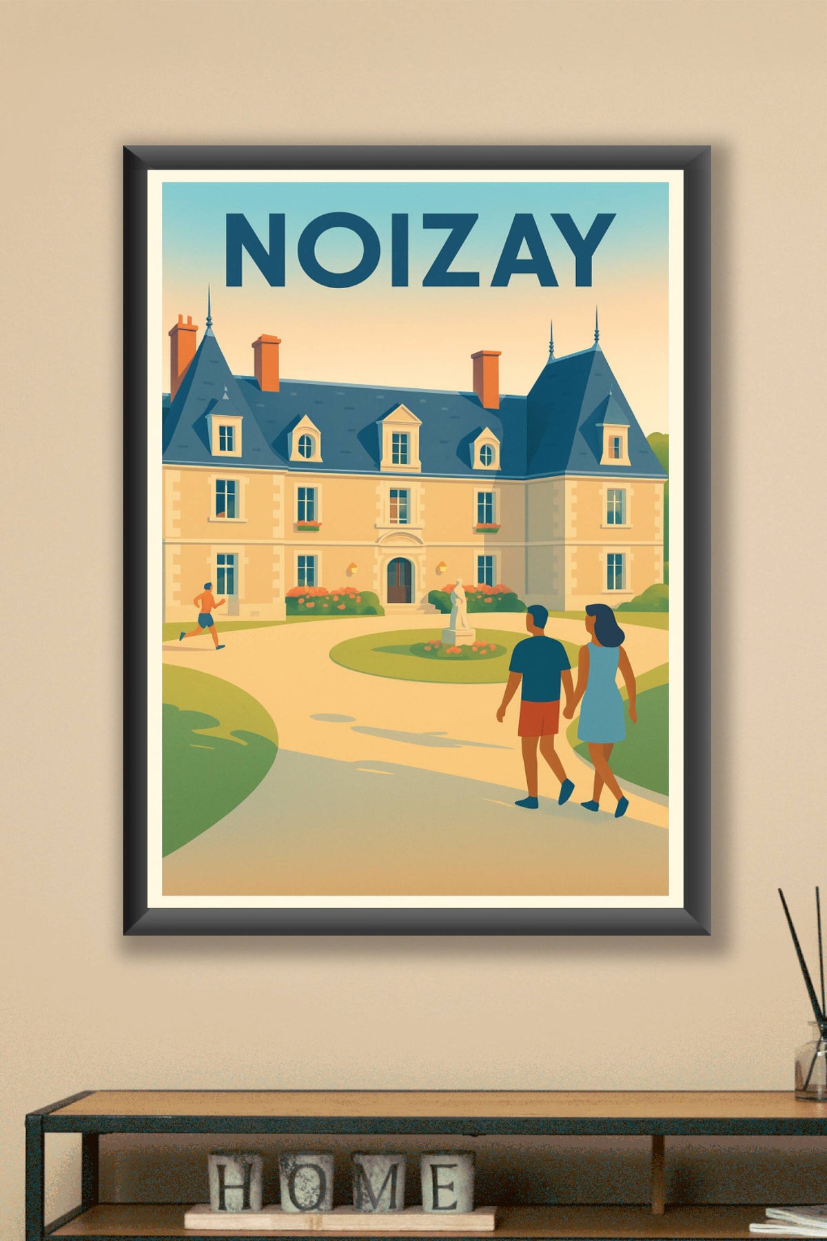 Affiche de Noizay - Élégance et douceur en Touraine