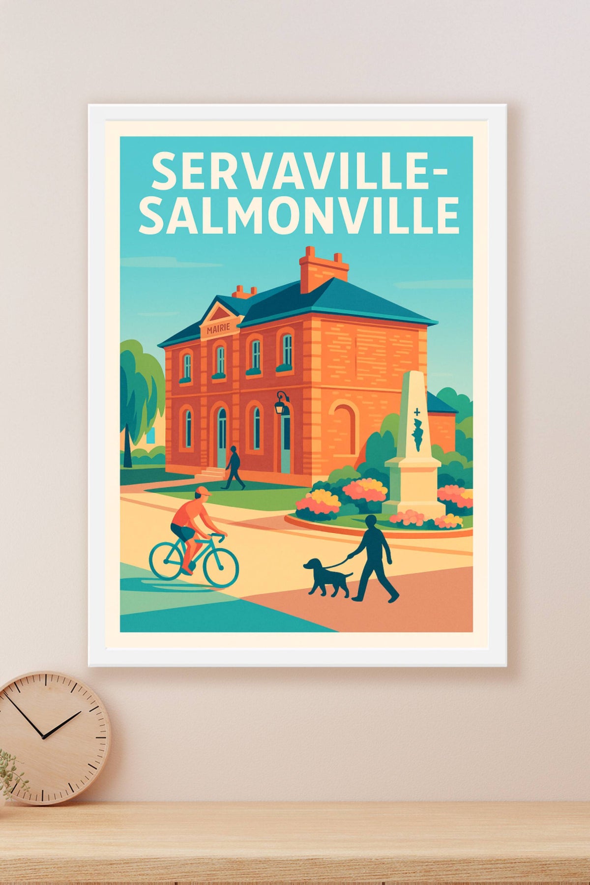 Affiche de Servaville-Salmonville - Charme et calme au cœur de la ville
