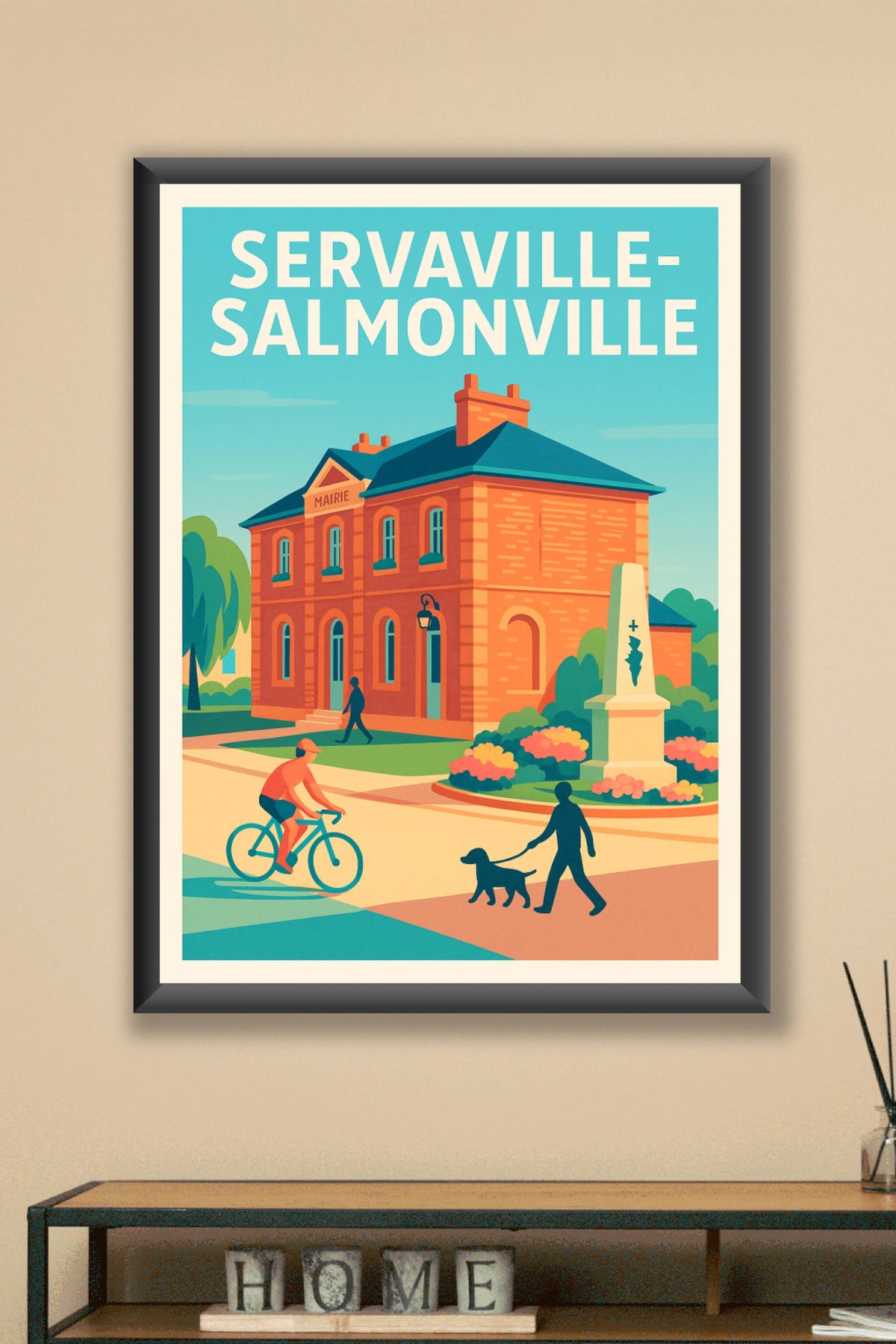 Affiche de Servaville-Salmonville - Charme et calme au cœur de la ville
