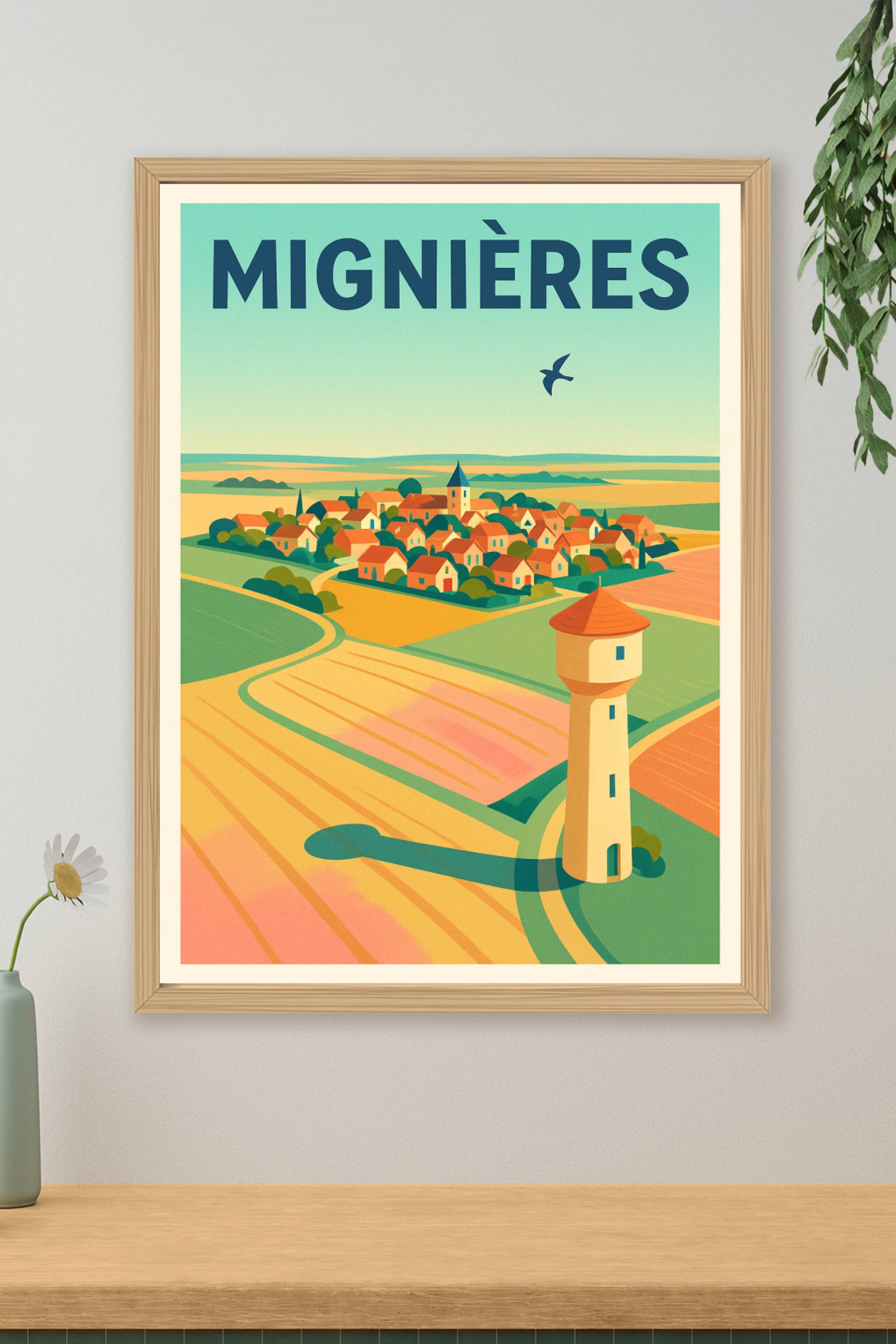 Affiche de Mignières - Charme bucolique au cœur de la campagne