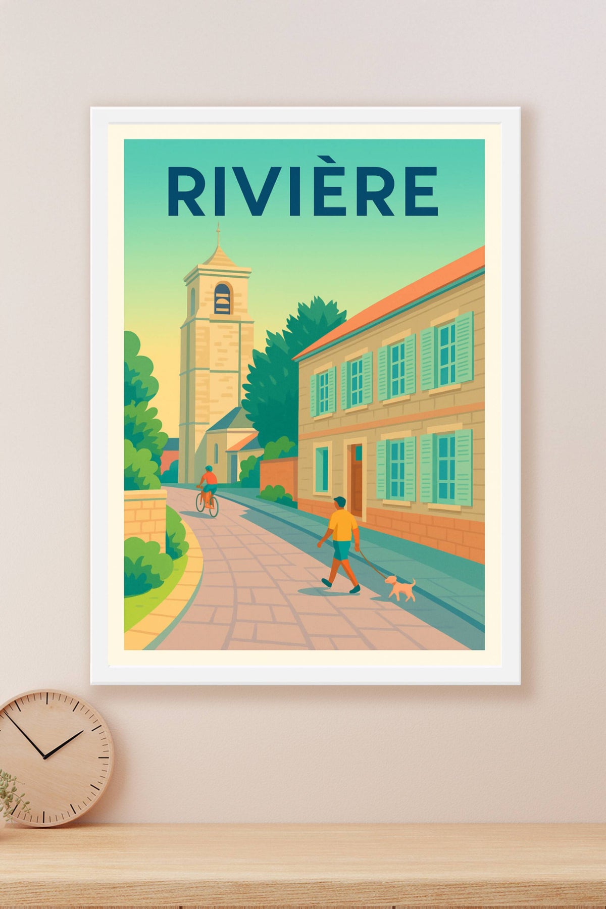 Affiche de Rivière - Balade paisible au cœur du village
