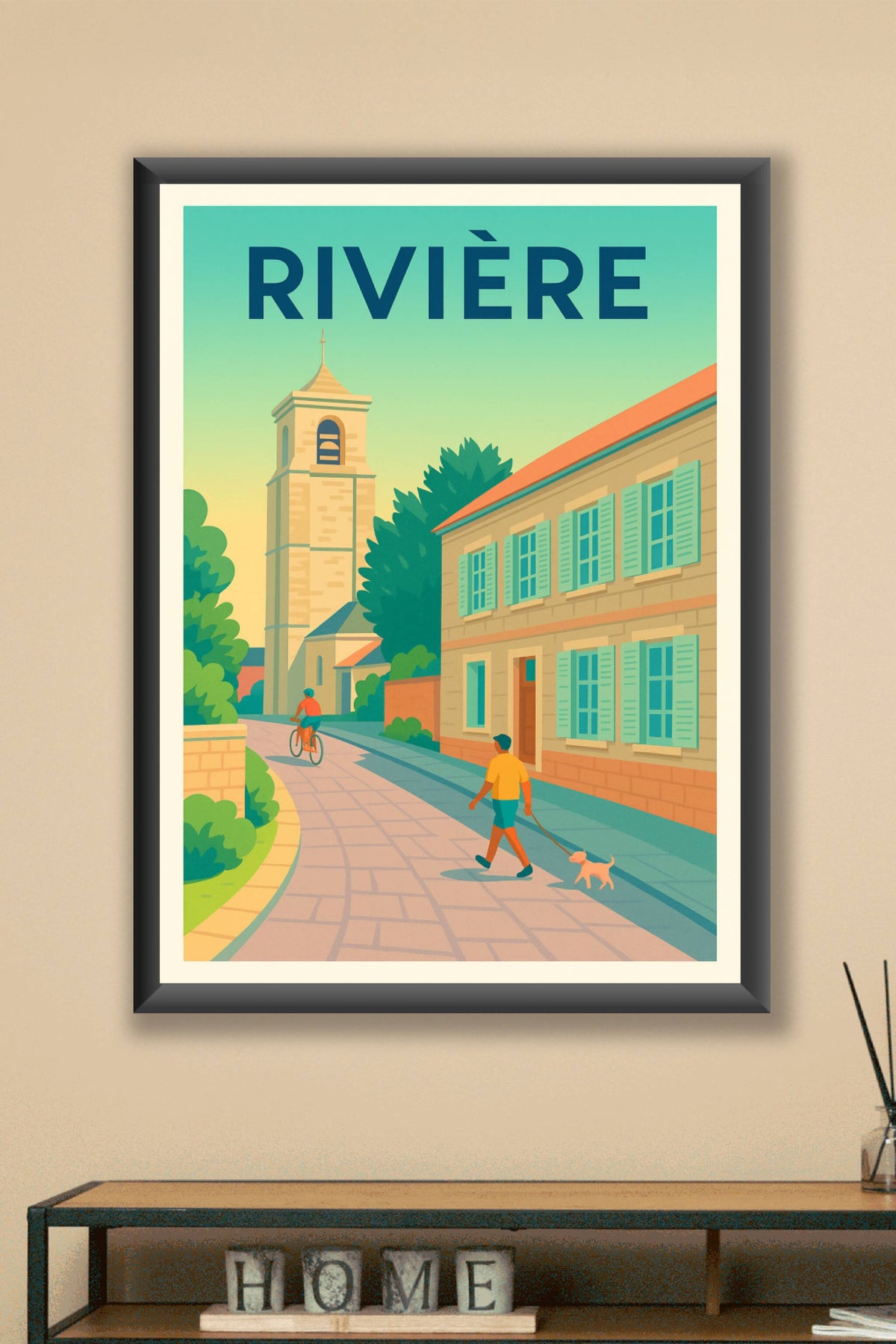 Affiche de Rivière - Balade paisible au cœur du village