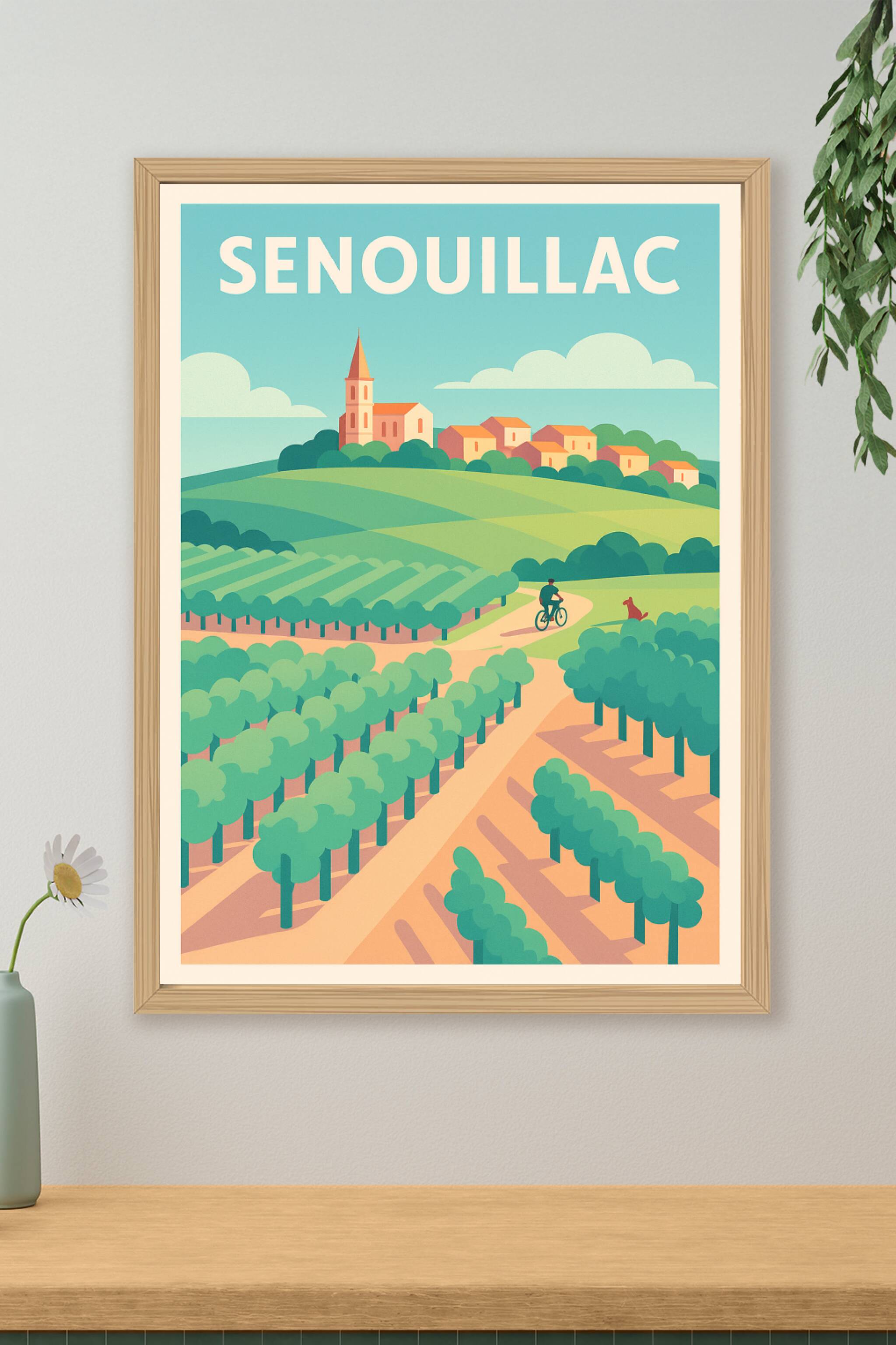 Affiche de Senouillac - Charme et nature en harmonie