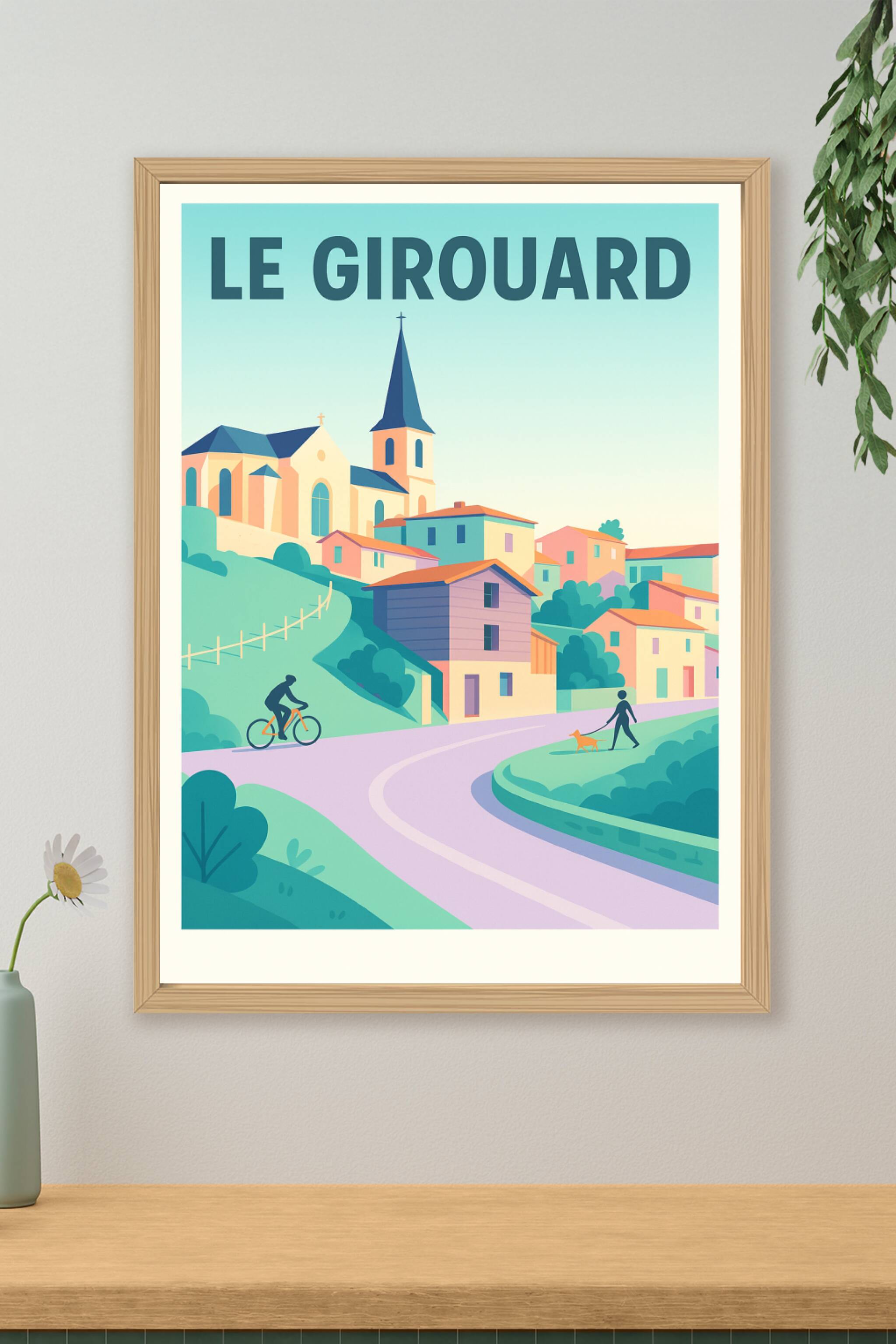 Affiche de Le Girouard - Douceur de vie au cœur du village