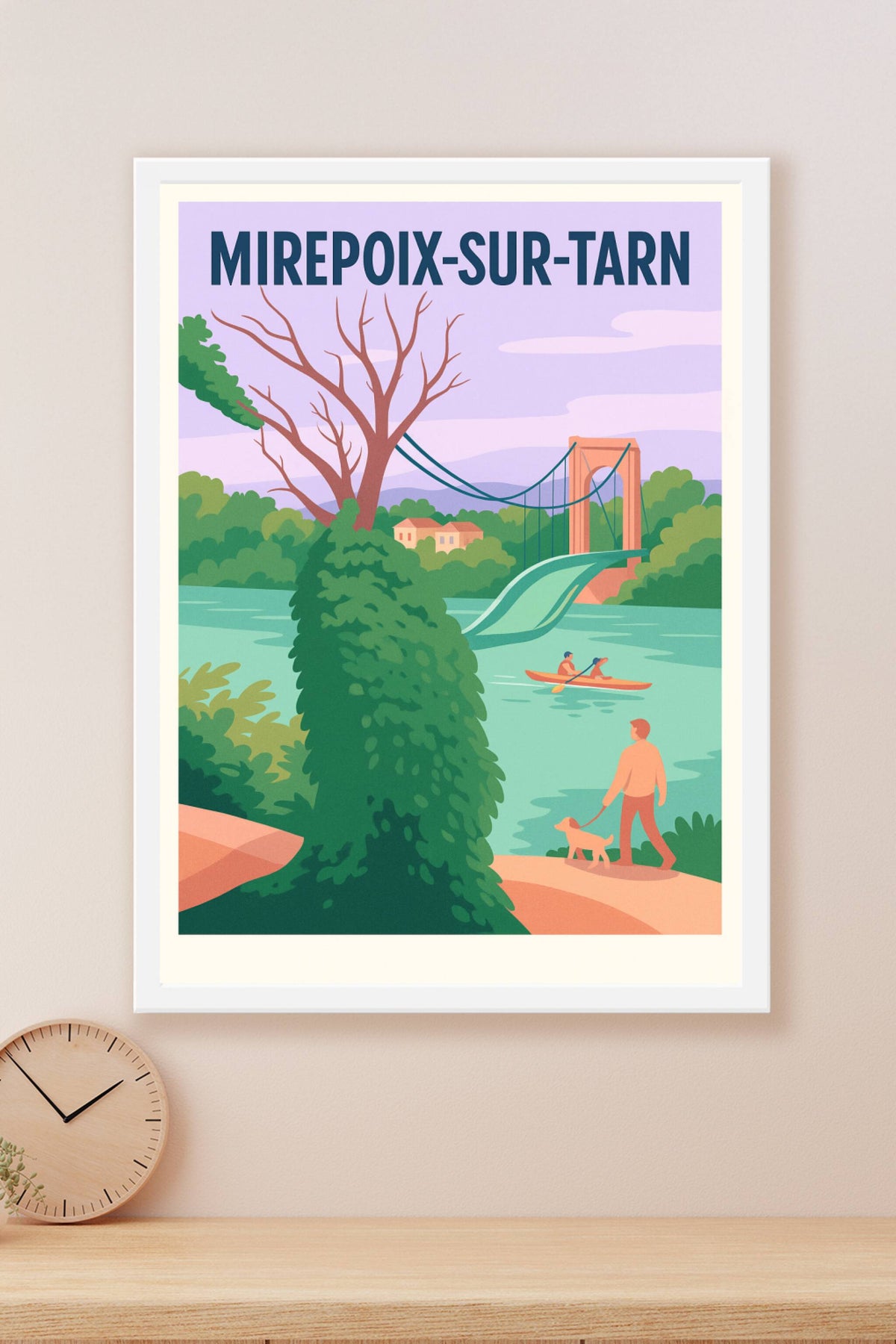 Affiche de Mirepoix-sur-Tarn - L'évasion au fil de l'eau