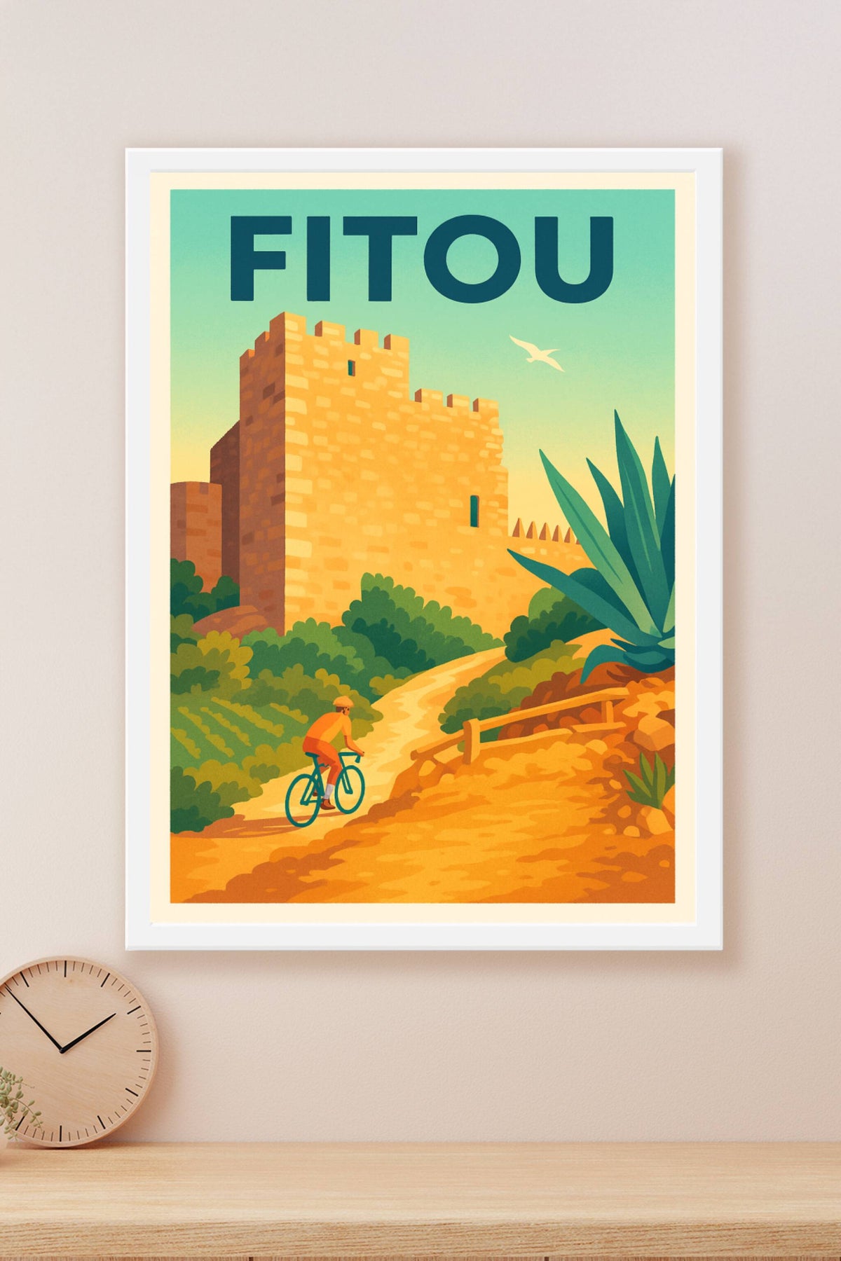 Affiche de Fitou - Évasion et patrimoine en Méditerranée