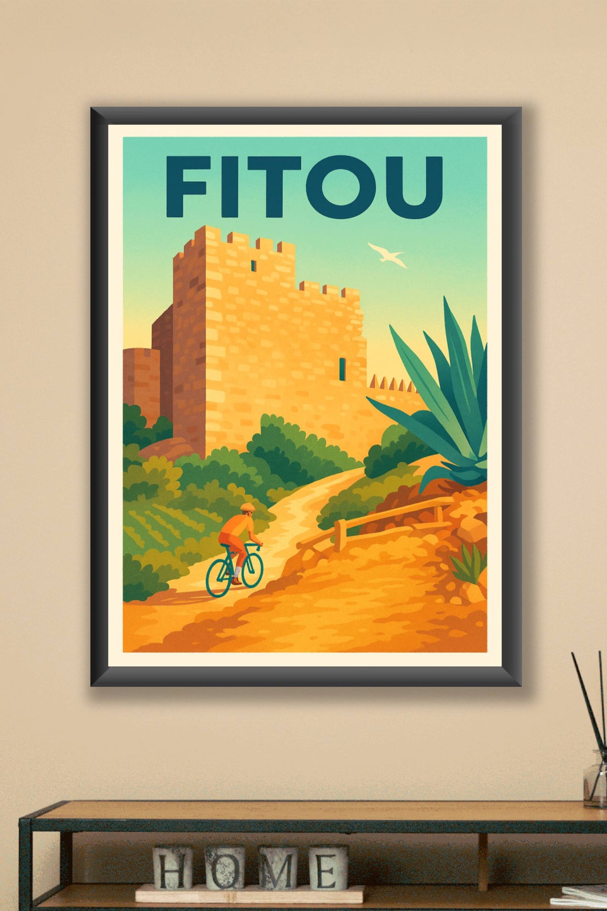 Affiche de Fitou - Évasion et patrimoine en Méditerranée