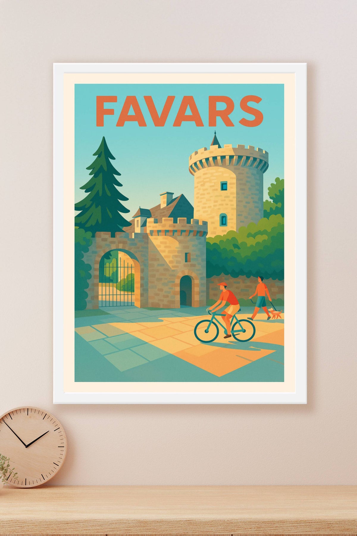 Affiche de Favars - L'élégance médiévale au cœur de la nature