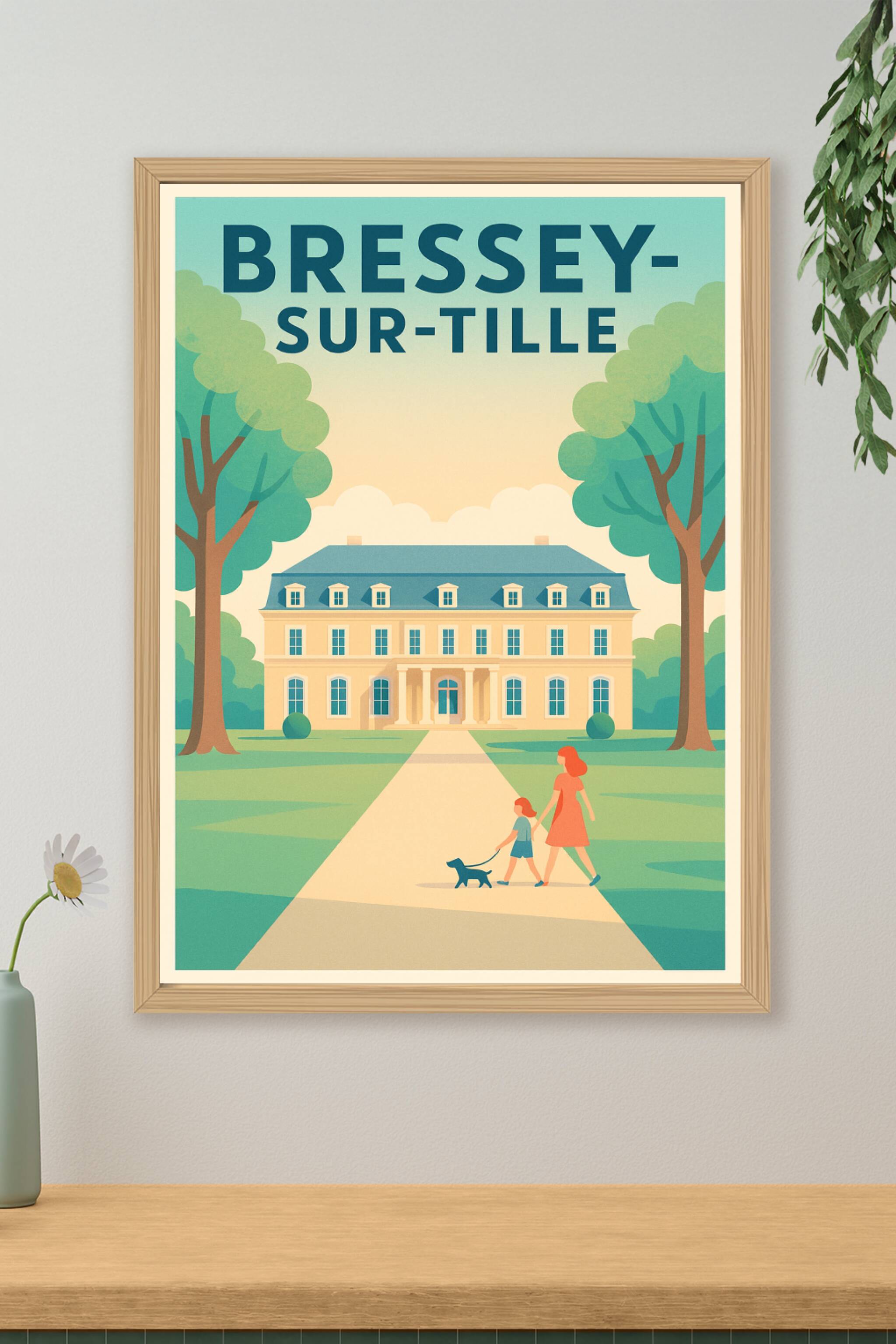 Affiche de Bressey-sur-Tille - Élégance et Sérénité au Chateau