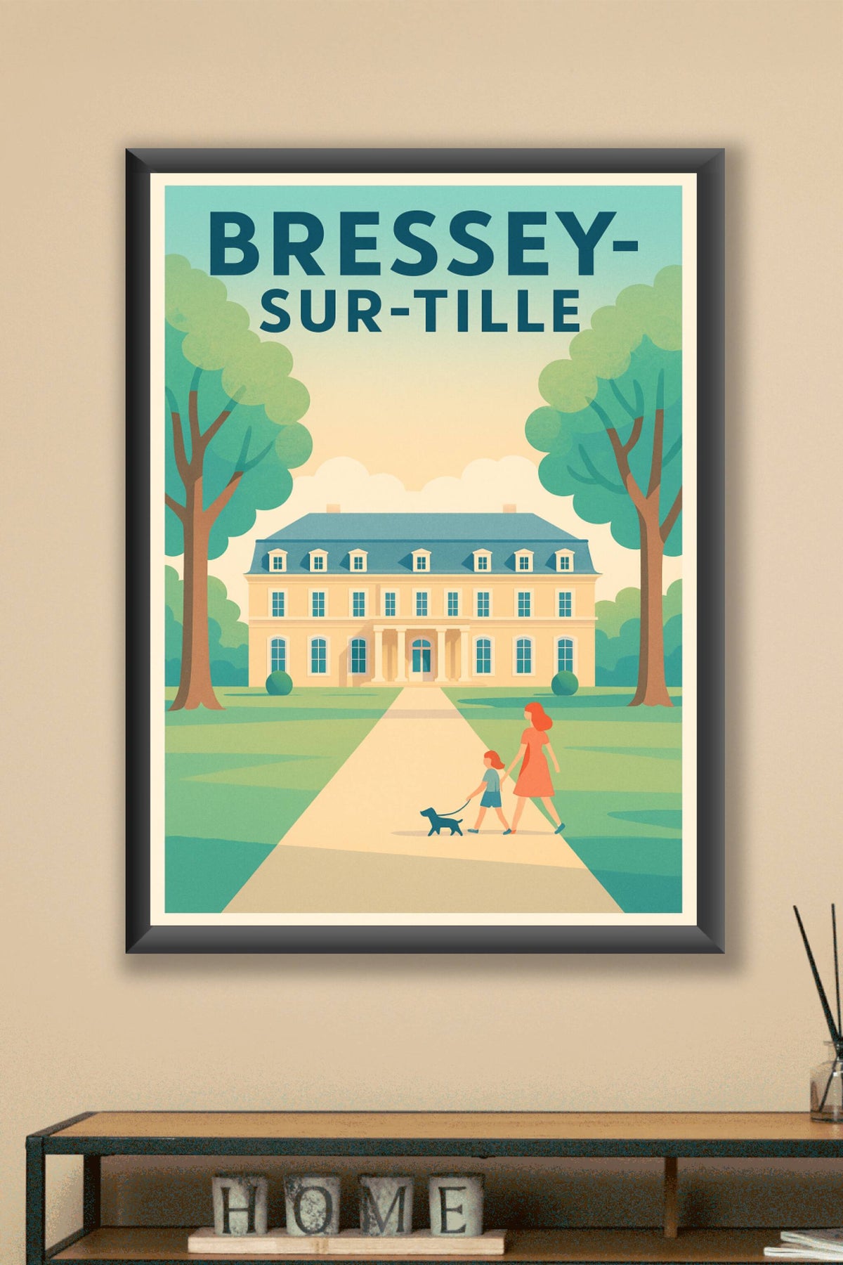 Affiche de Bressey-sur-Tille - Élégance et Sérénité au Chateau