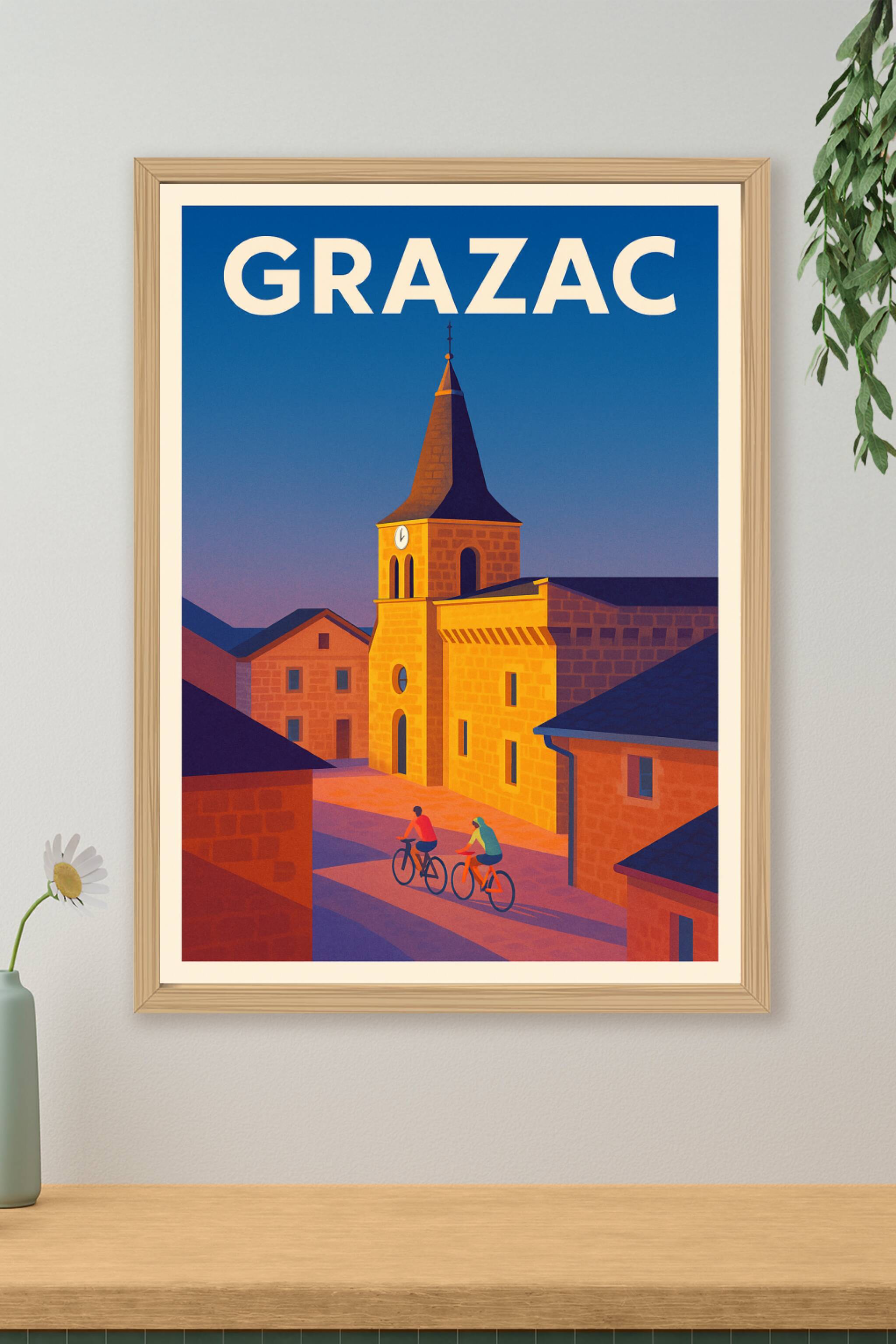 Affiche de Grazac - Charme intemporel au cœur du village