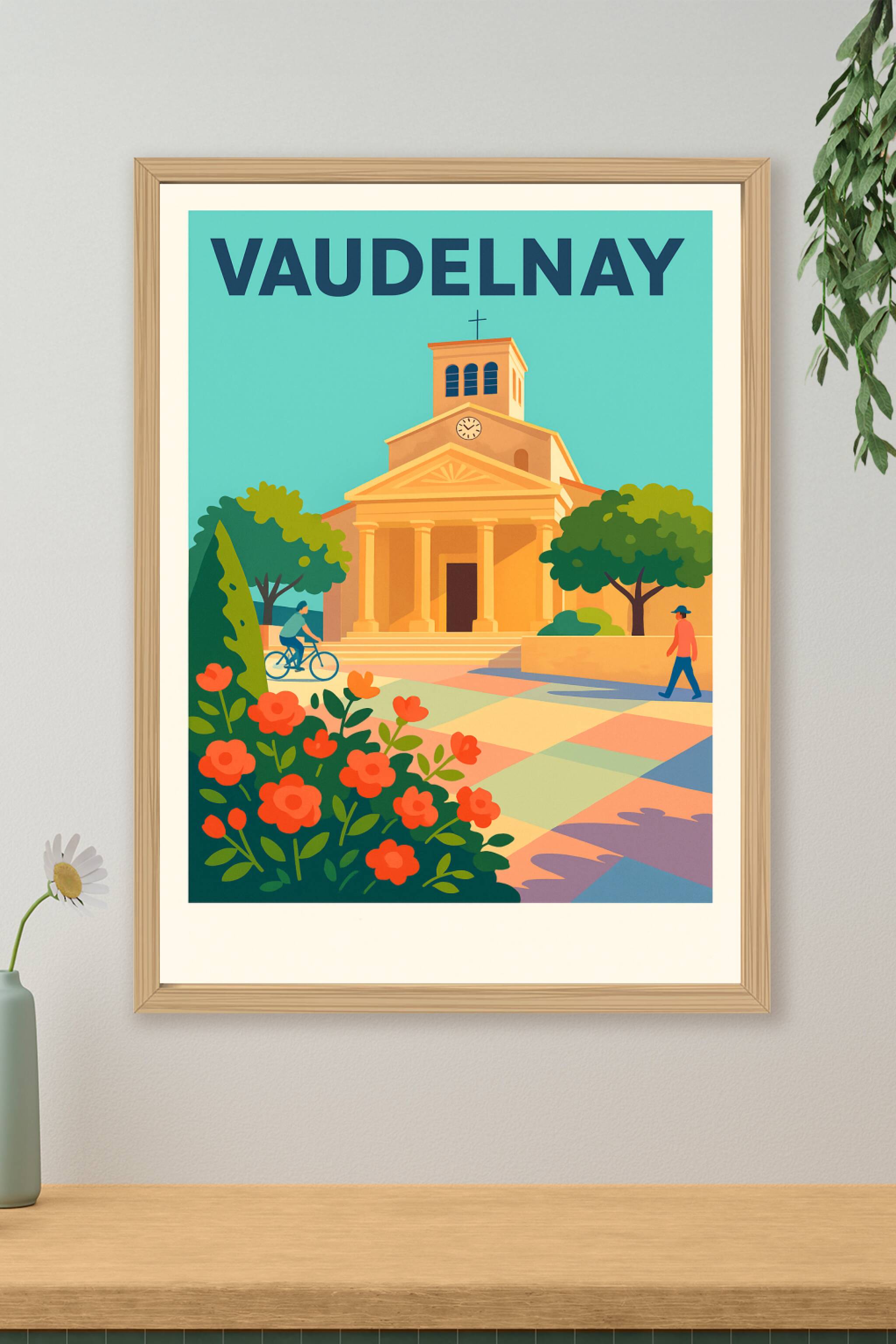 Affiche de Vaudelnay - L'élégance paisible au cœur du village