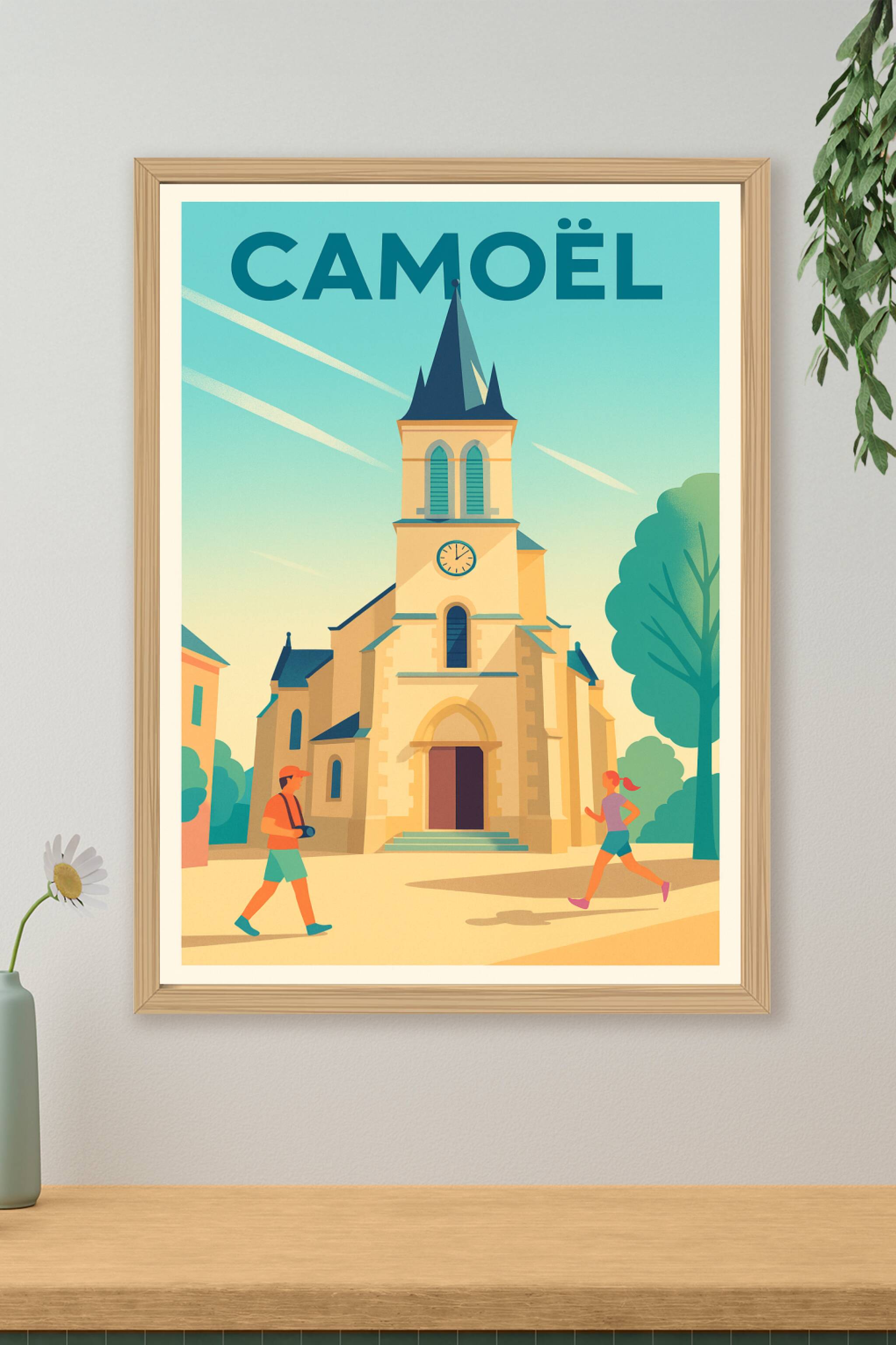Affiche de Camoël - Charme et sérénité en Bretagne