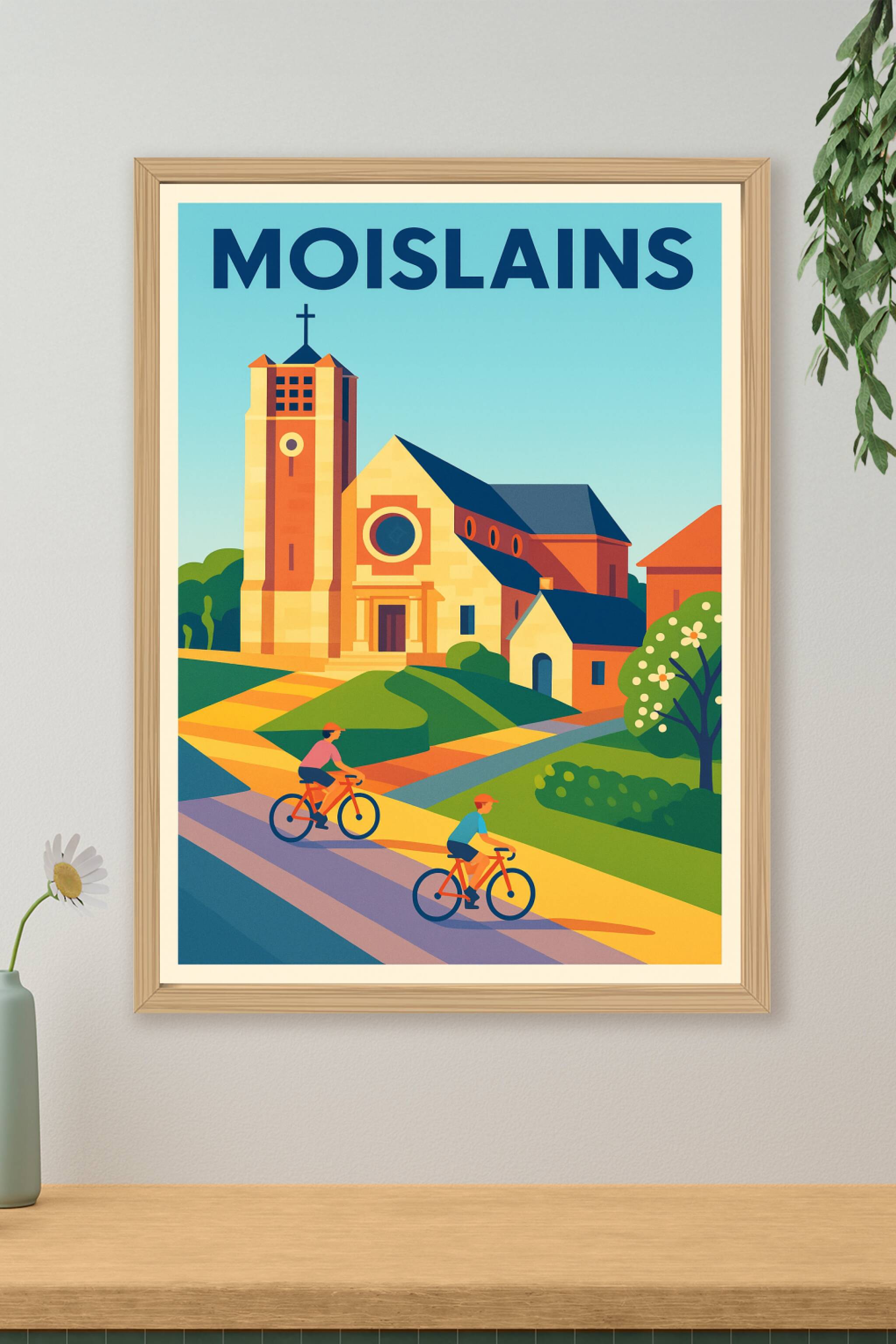 Affiche de Moislains - Escapade à vélo au cœur du village