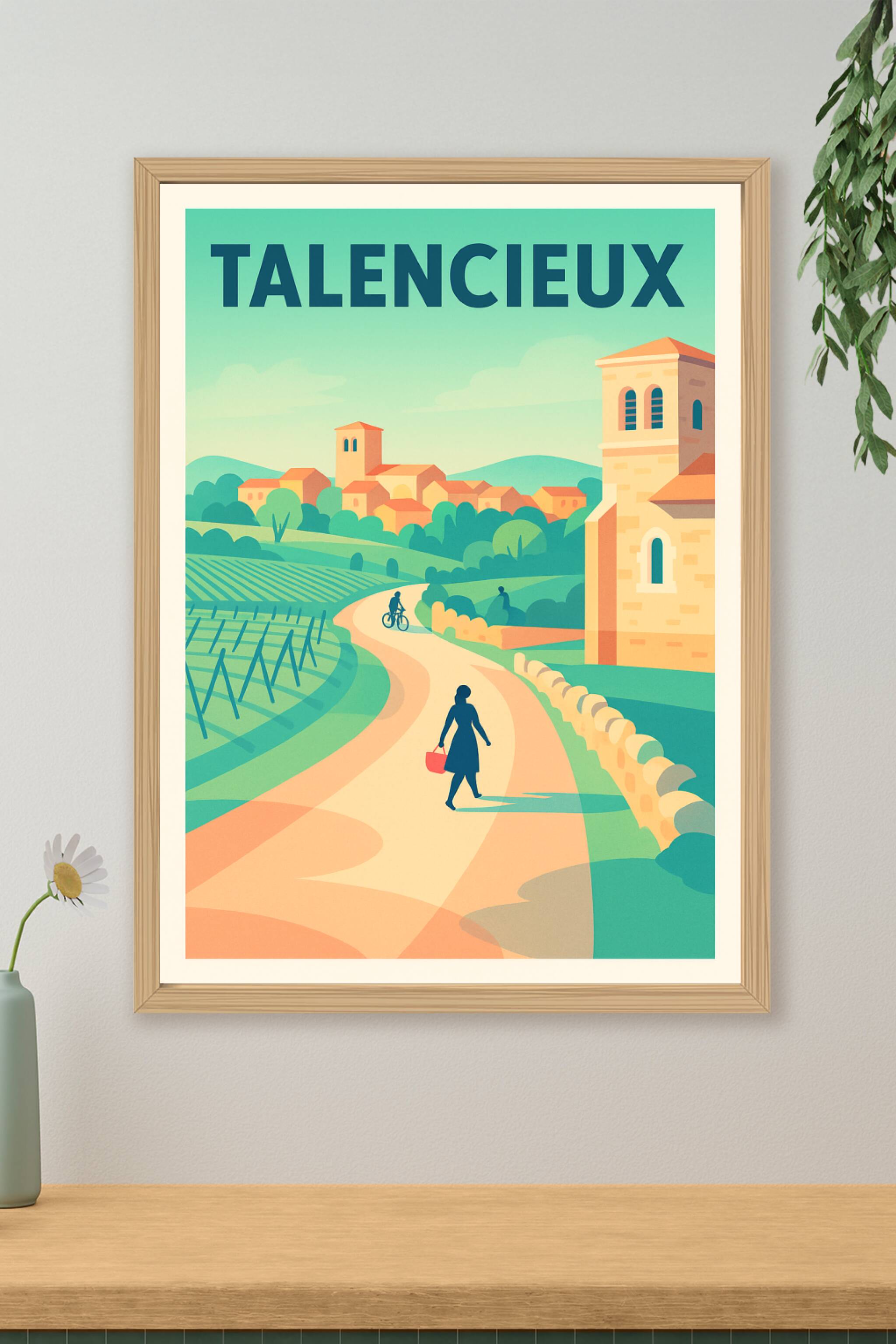 Affiche de Talencieux - Balade bucolique au cœur de la campagne ardéchoise