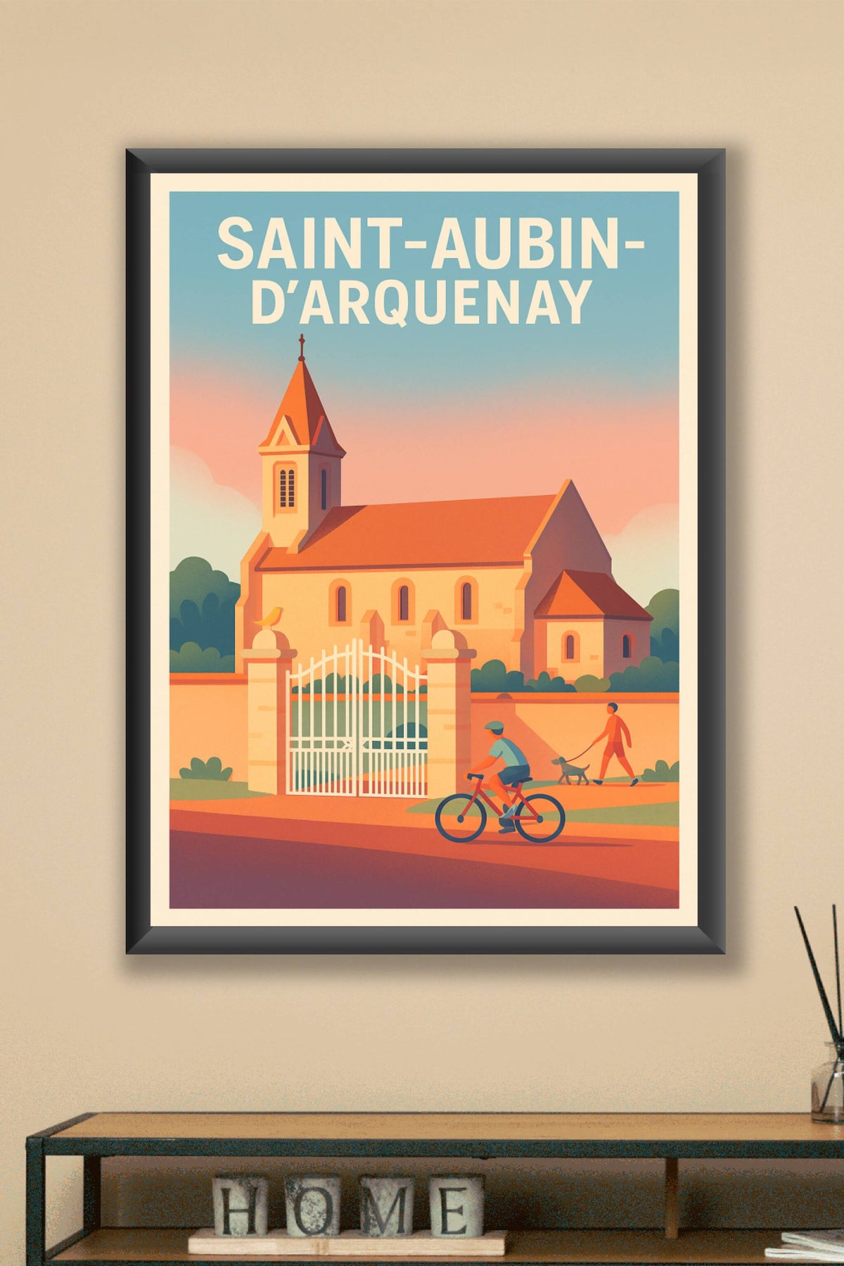 Affiche de Saint-Aubin-d'Arquenay - Charme paisible et douceur de vivre