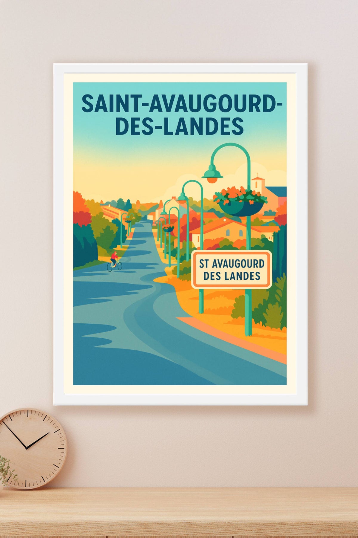 Affiche de Saint-Avaugourd-des-Landes - Une escapade colorée en Pays de la Loire