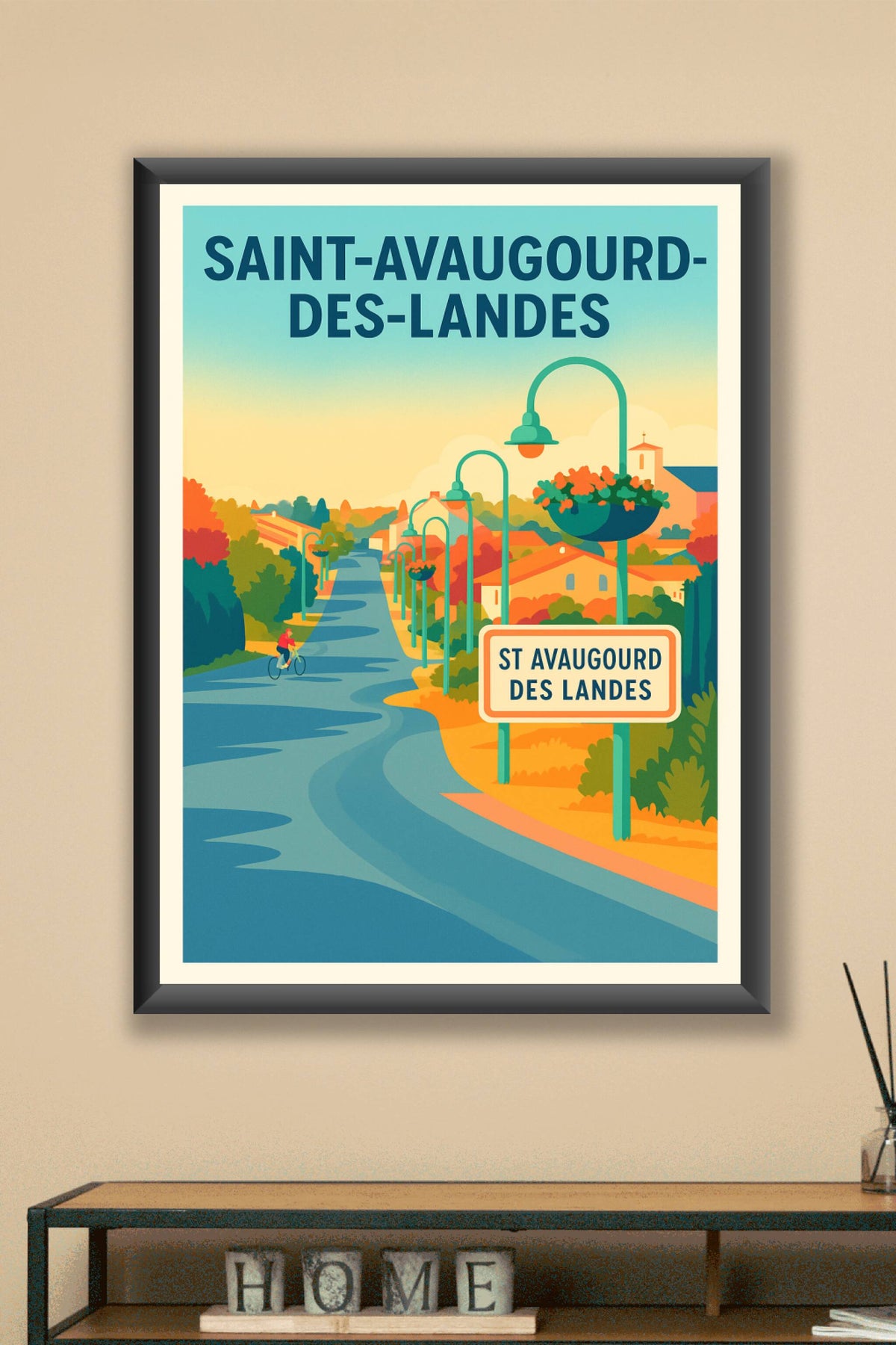 Affiche de Saint-Avaugourd-des-Landes - Une escapade colorée en Pays de la Loire