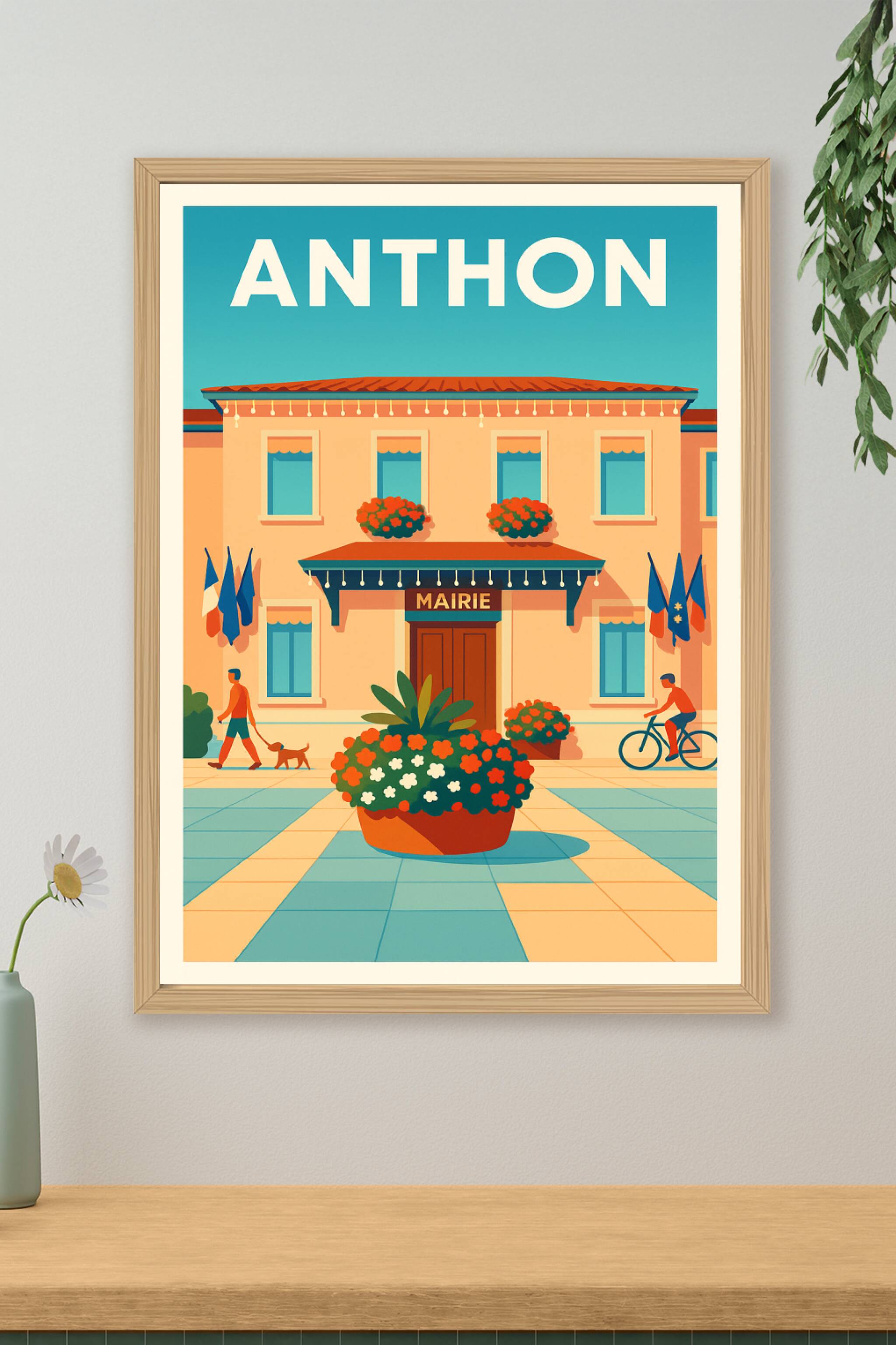 Affiche de Anthon - Charme et tranquillité au cœur de la mairie