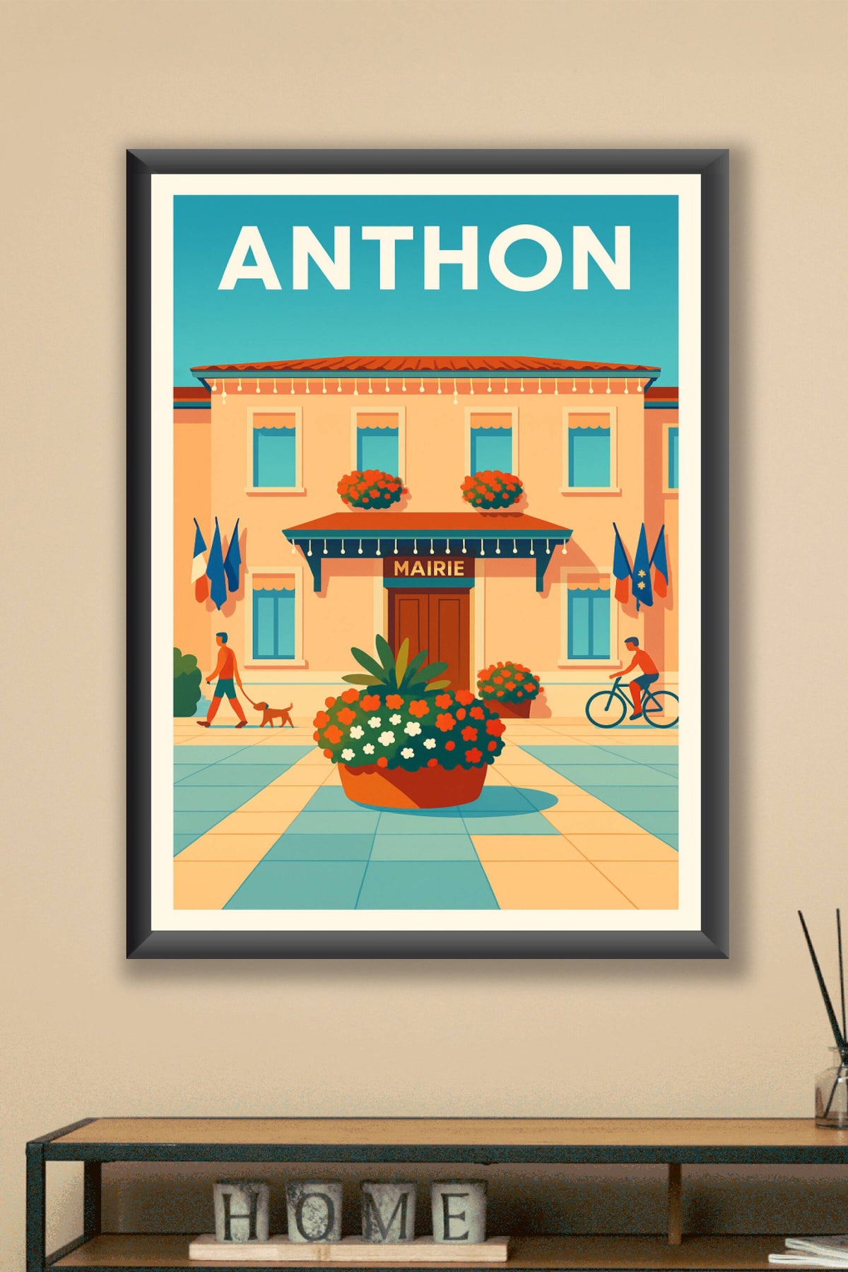 Affiche de Anthon - Charme et tranquillité au cœur de la mairie