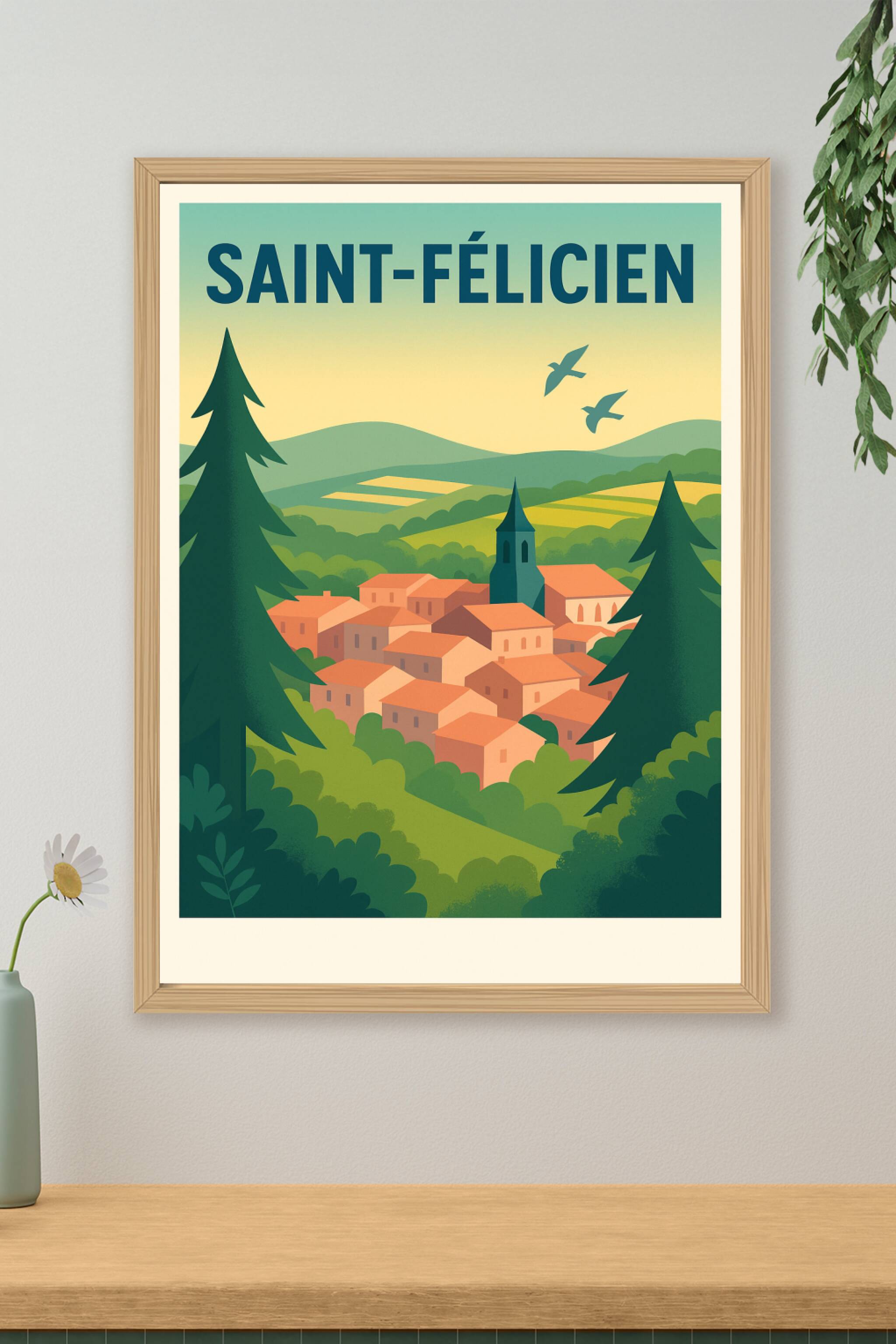 Affiche de Saint-Félicien - Charme et sérénité au cœur de la nature