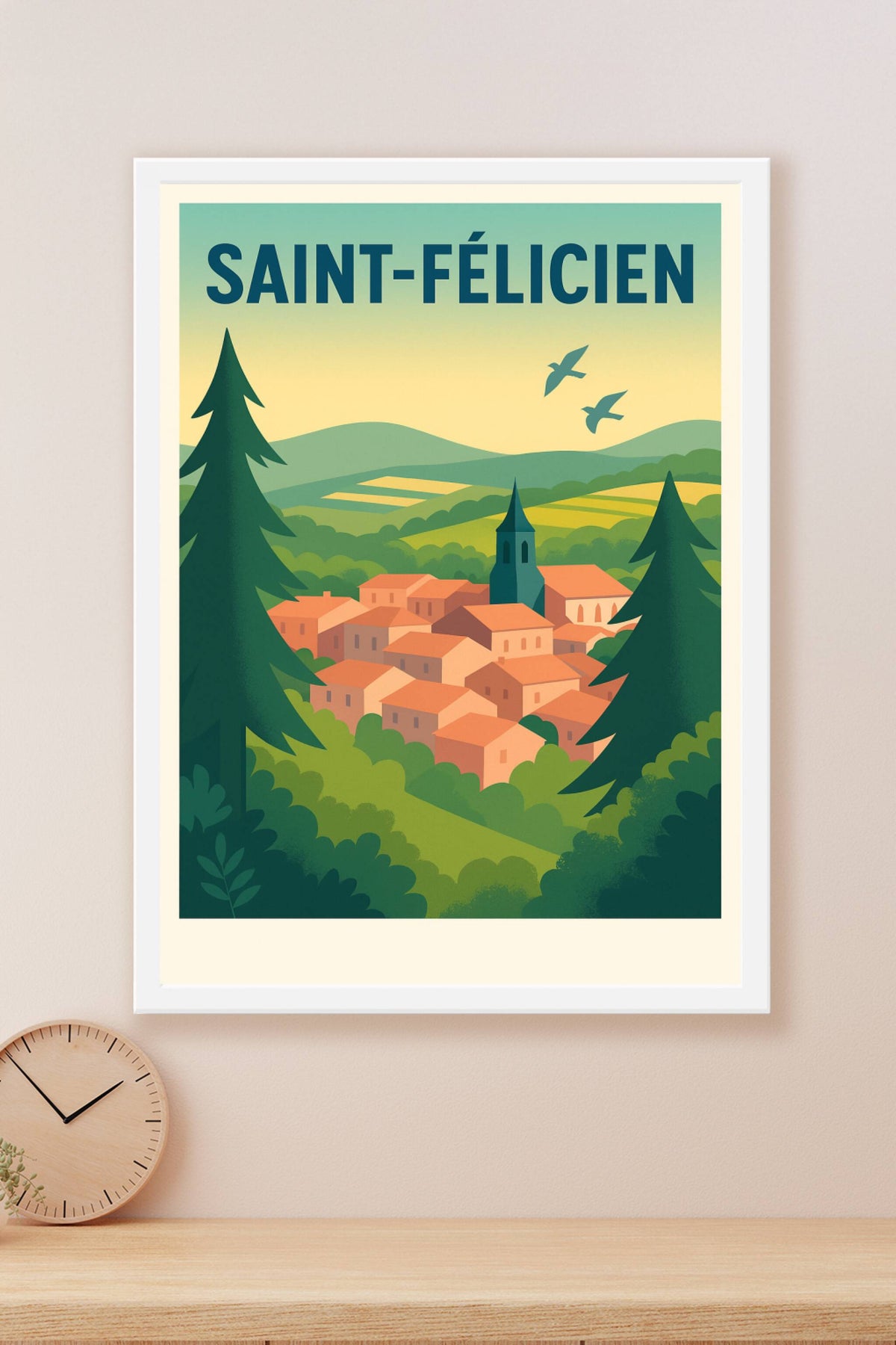 Affiche de Saint-Félicien - Charme et sérénité au cœur de la nature