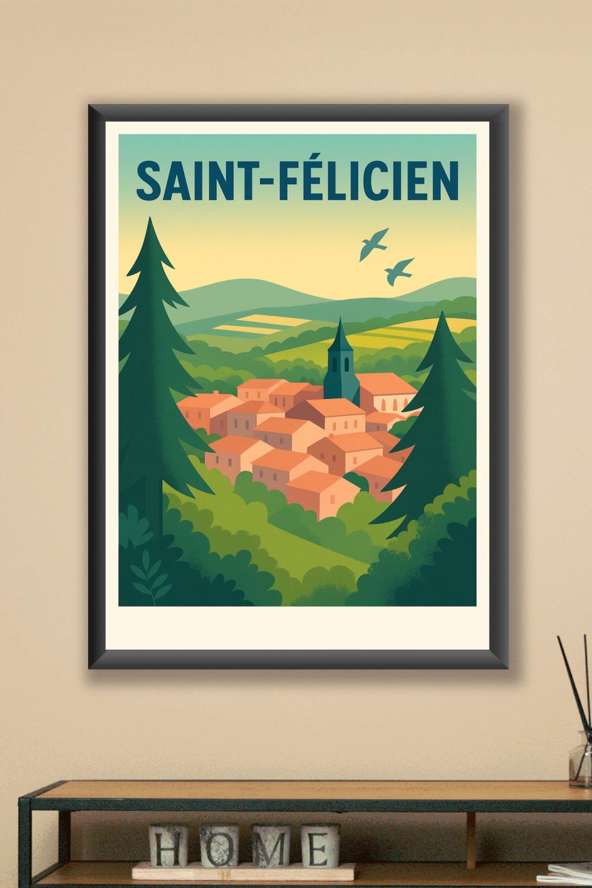 Affiche de Saint-Félicien - Charme et sérénité au cœur de la nature