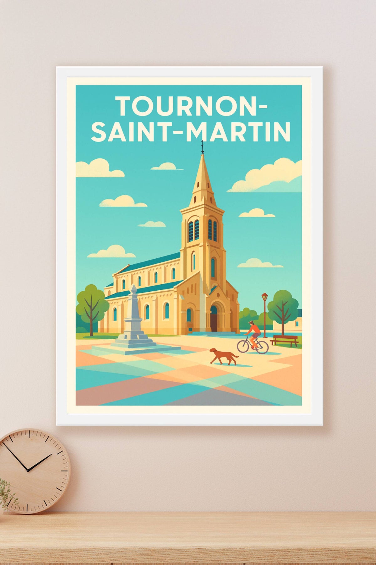 Affiche de Tournon-Saint-Martin - Charme et sérénité au cœur du village
