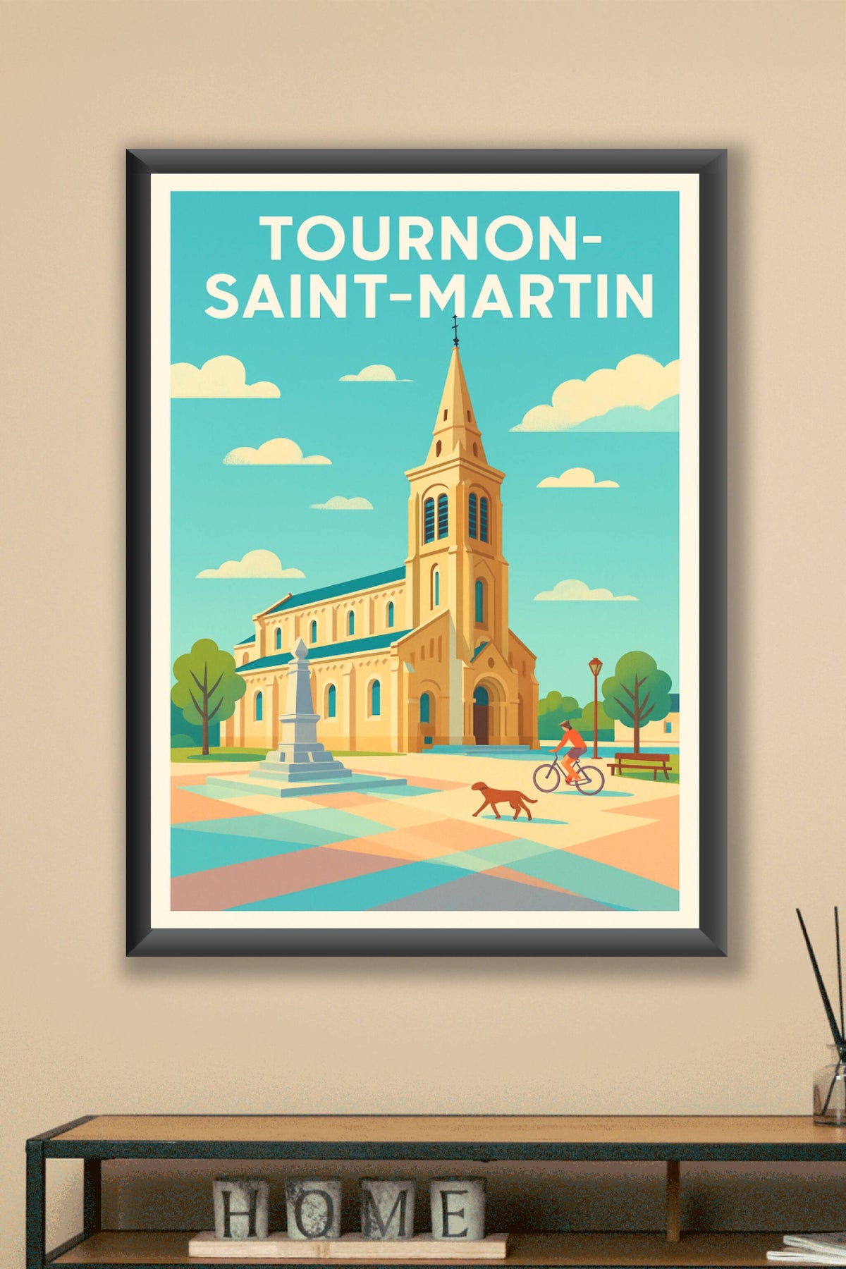 Affiche de Tournon-Saint-Martin - Charme et sérénité au cœur du village