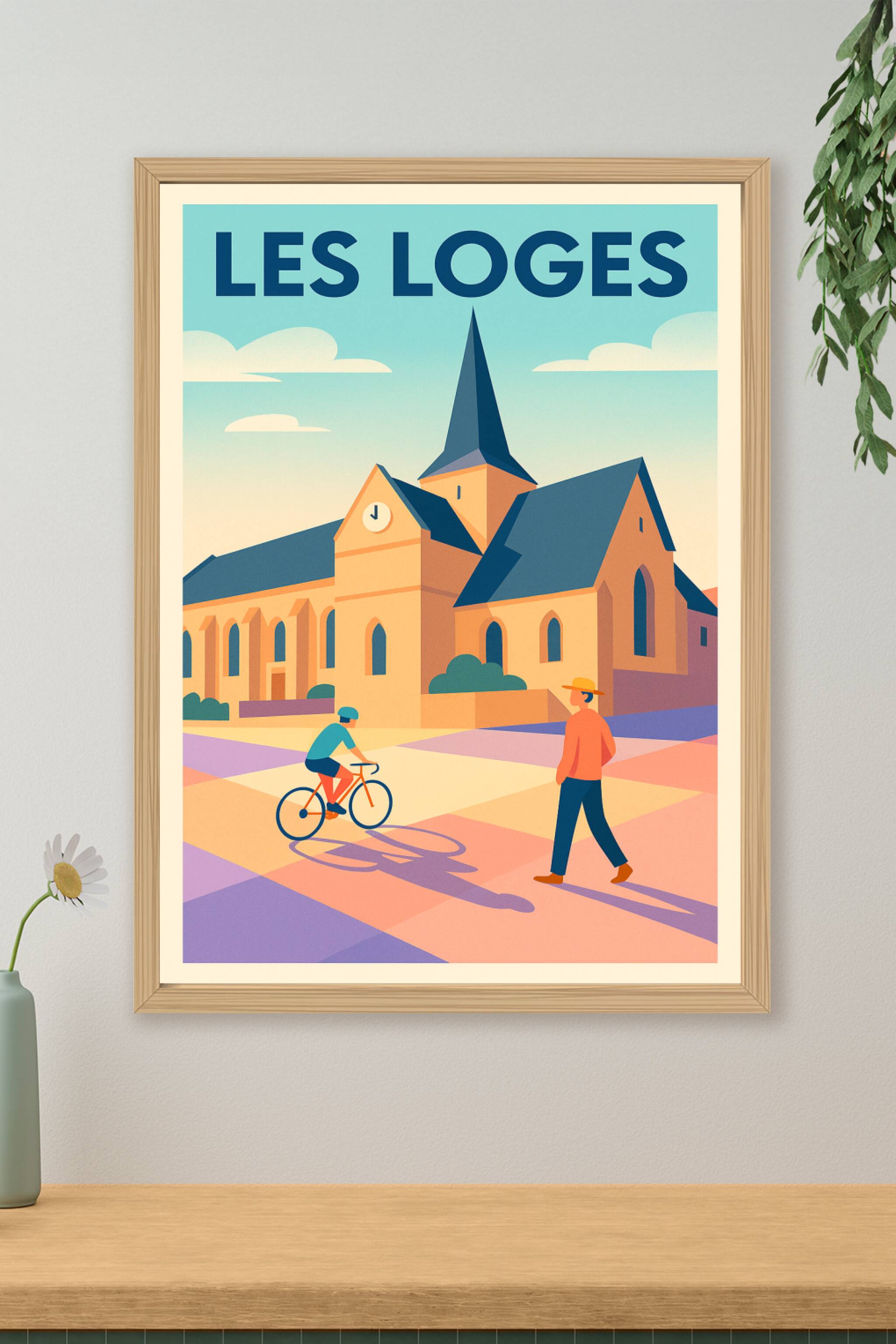 Affiche de Les Loges - L'élégance d'un village paisible
