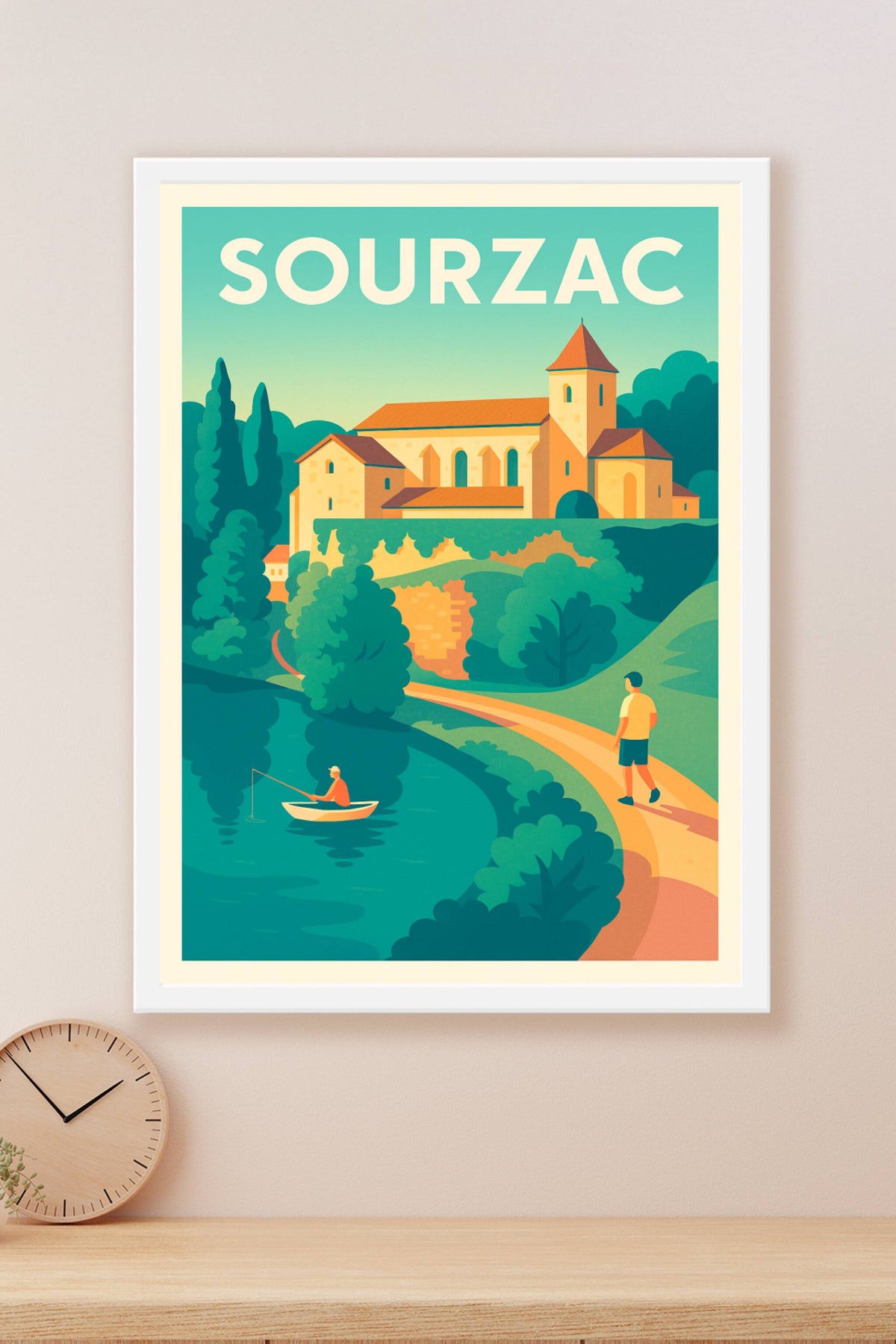 Affiche de Sourzac - Tranquillité et nature au cœur du Périgord