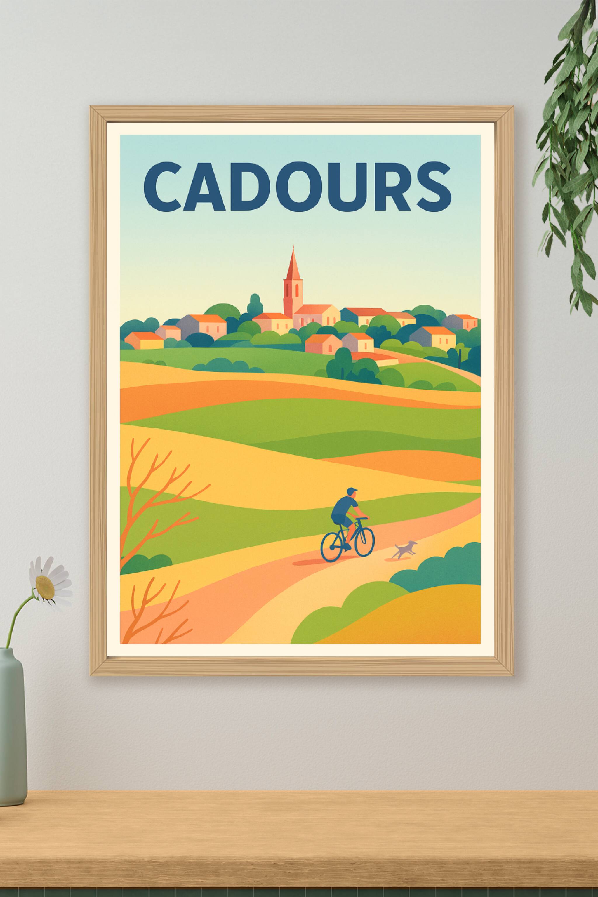 Affiche de Cadours - Balades bucoliques au cœur de la campagne