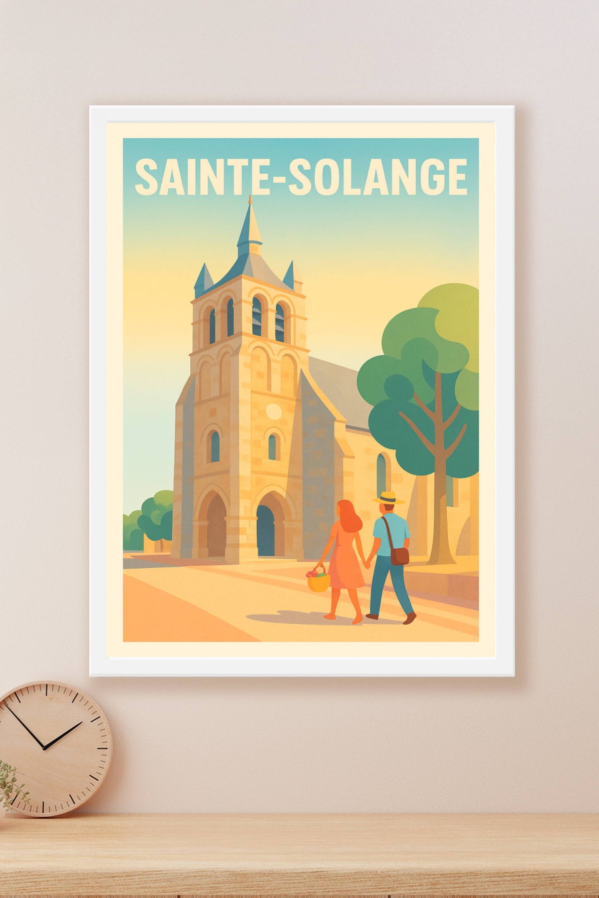Affiche de Sainte-Solange - L'élégance d'une promenade au cœur du patrimoine