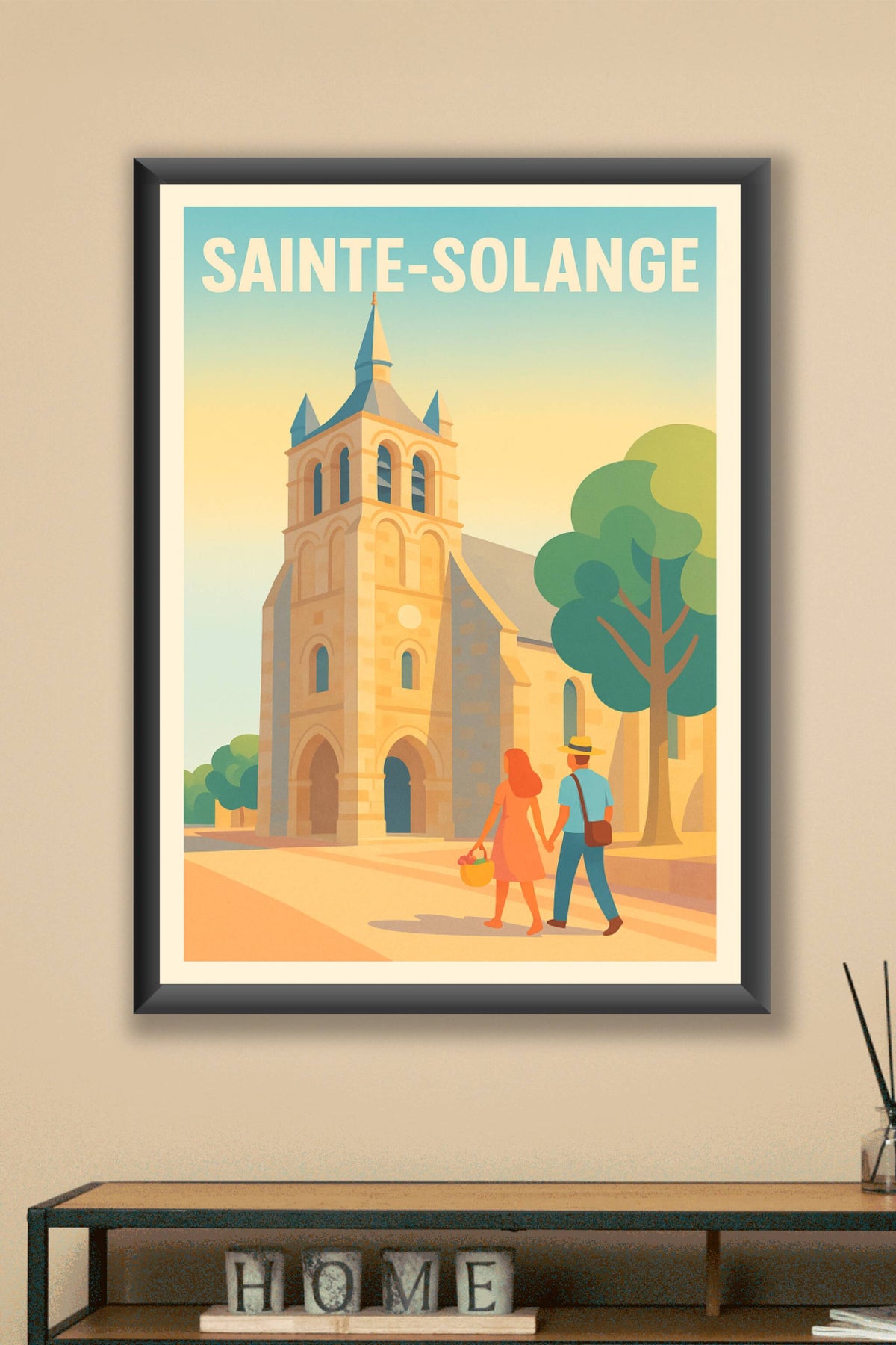 Affiche de Sainte-Solange - L'élégance d'une promenade au cœur du patrimoine