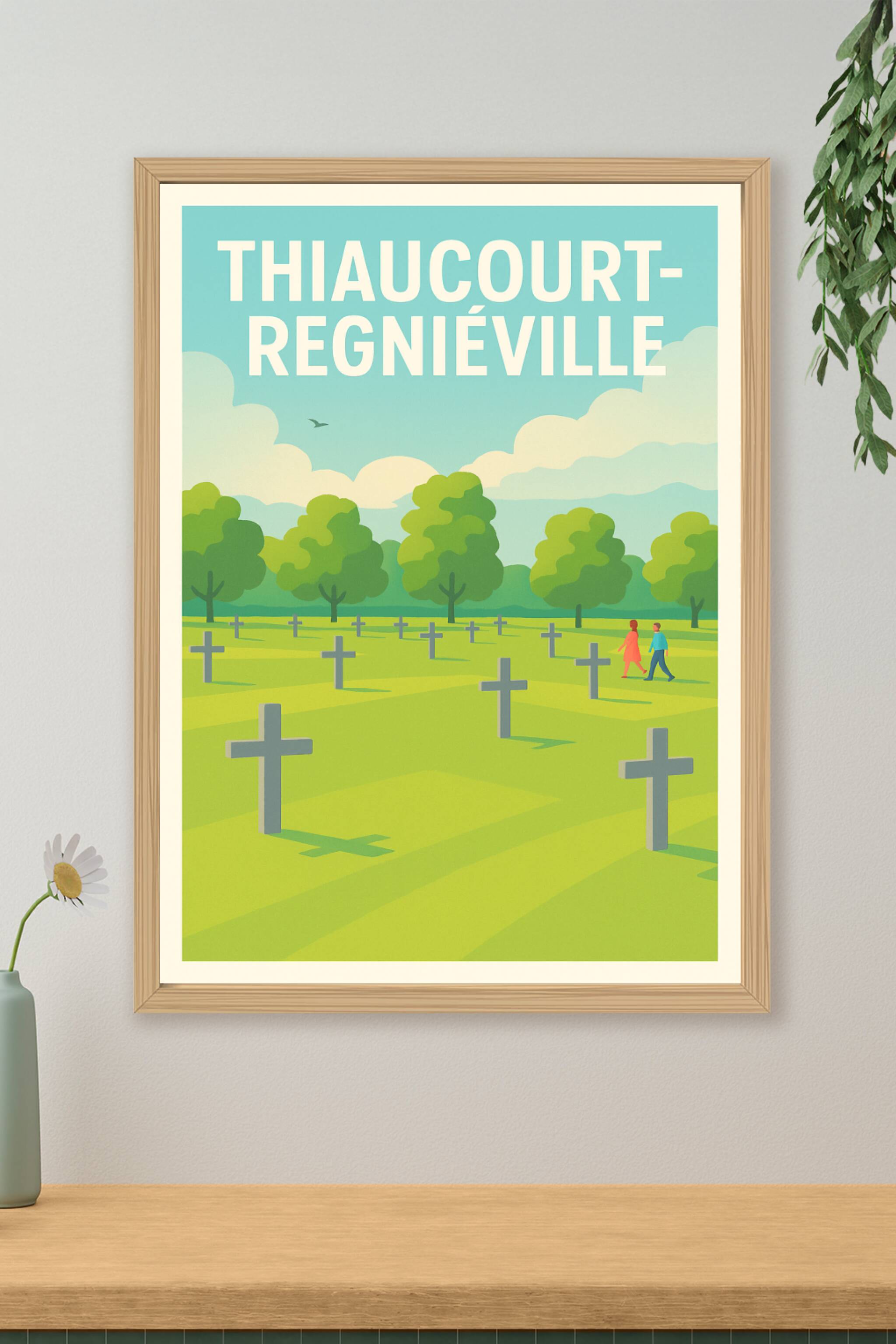 Affiche de Thiaucourt-Regniéville - Mémoire et Sérénité en Paysage