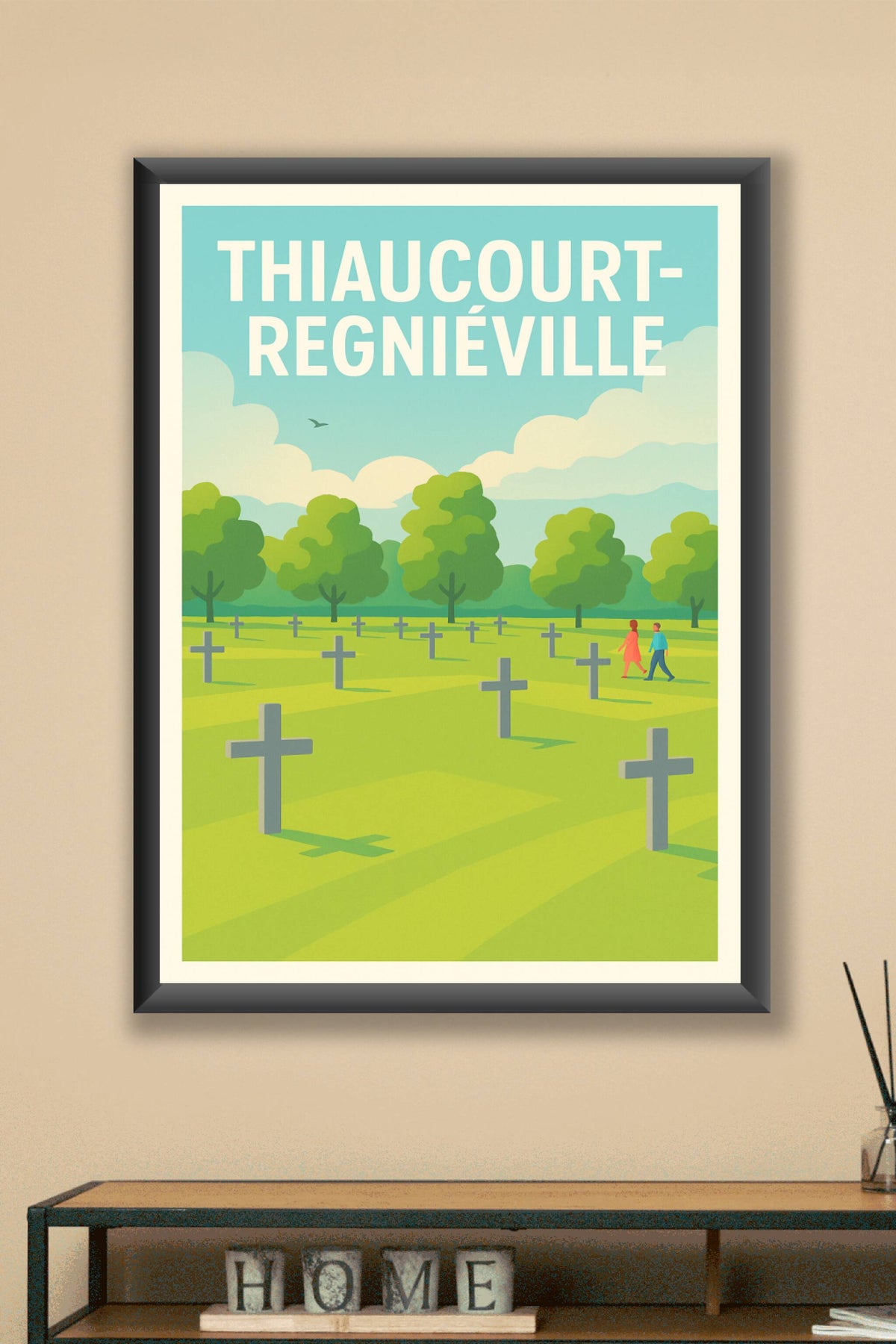 Affiche de Thiaucourt-Regniéville - Mémoire et Sérénité en Paysage