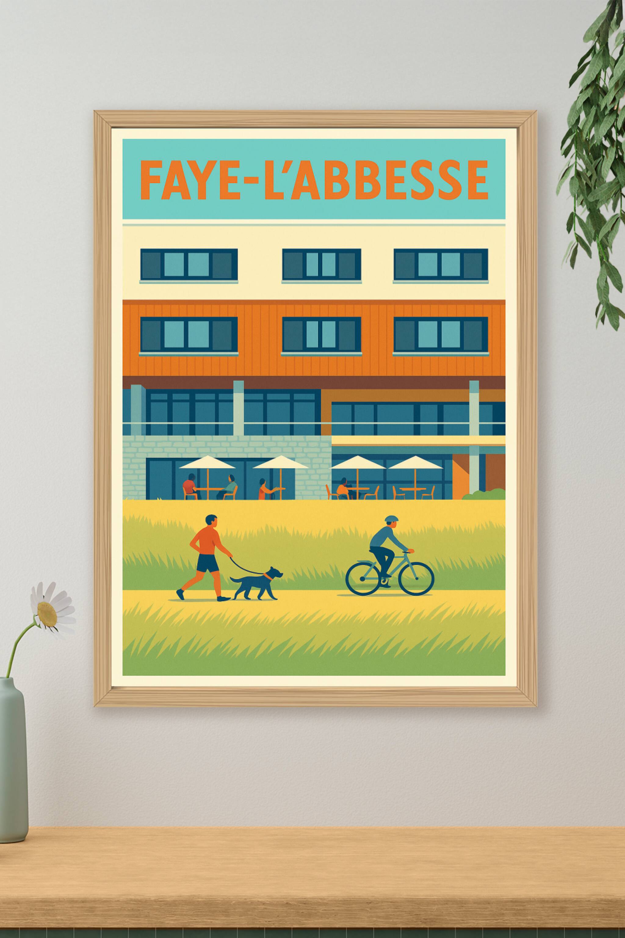 Affiche de Faye-l'Abbesse - Vie paisible et en plein air