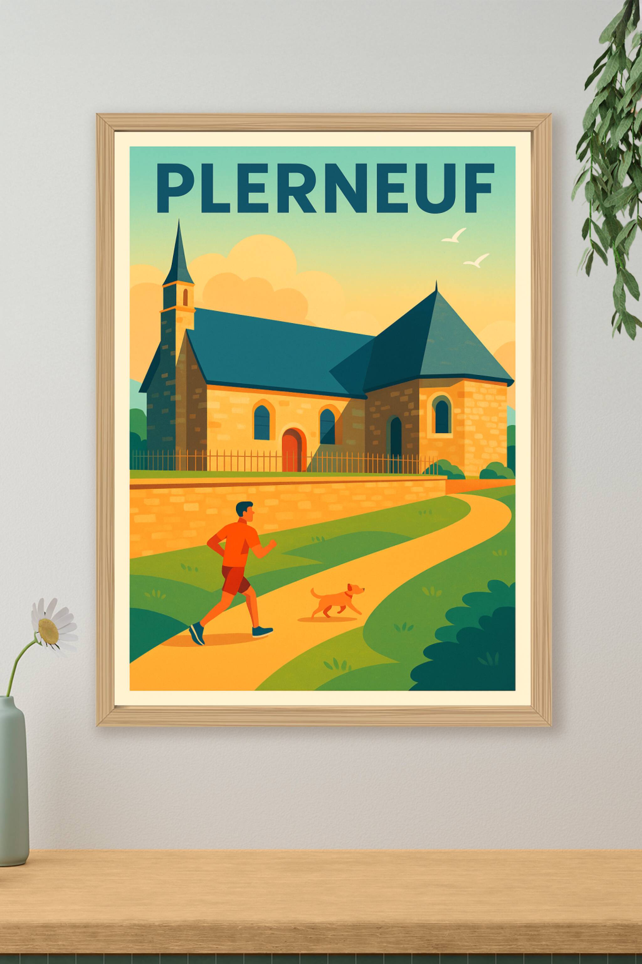 Affiche de Plerneuf - Un coin de nature et patrimoine à découvrir