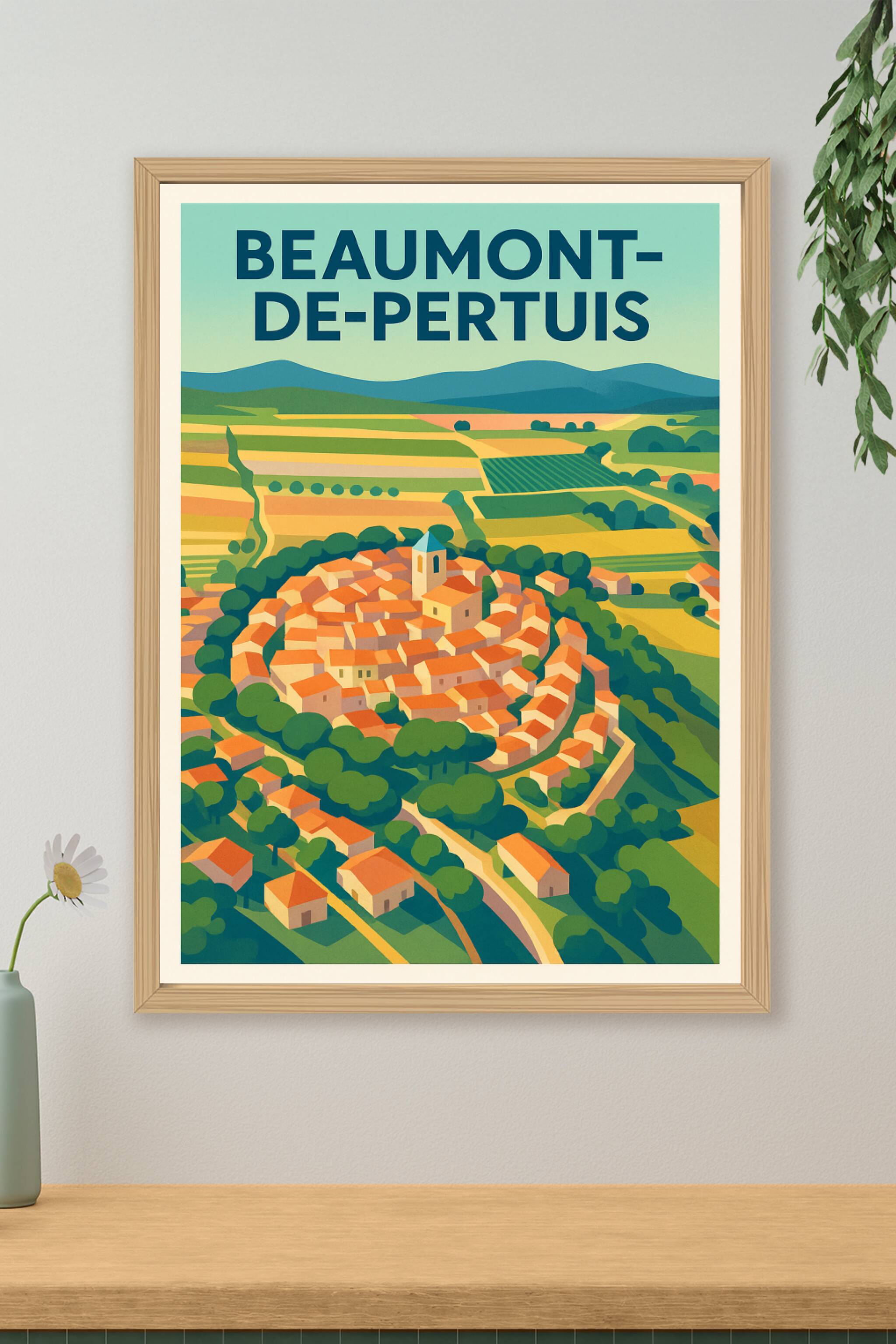 Affiche de Beaumont-de-Pertuis - Charme champêtre au cœur de la Provence