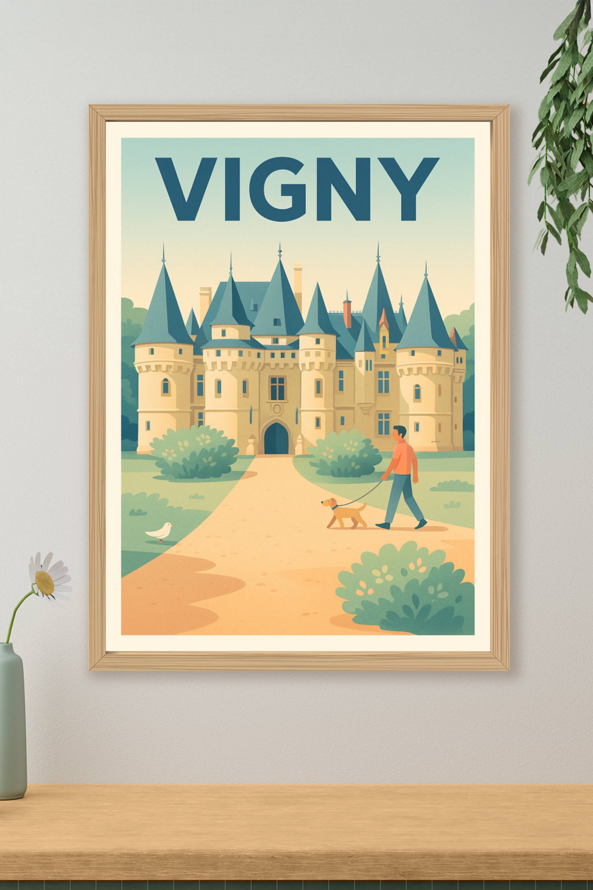 Affiche de Vigny - Charme et sérénité du domaine historique