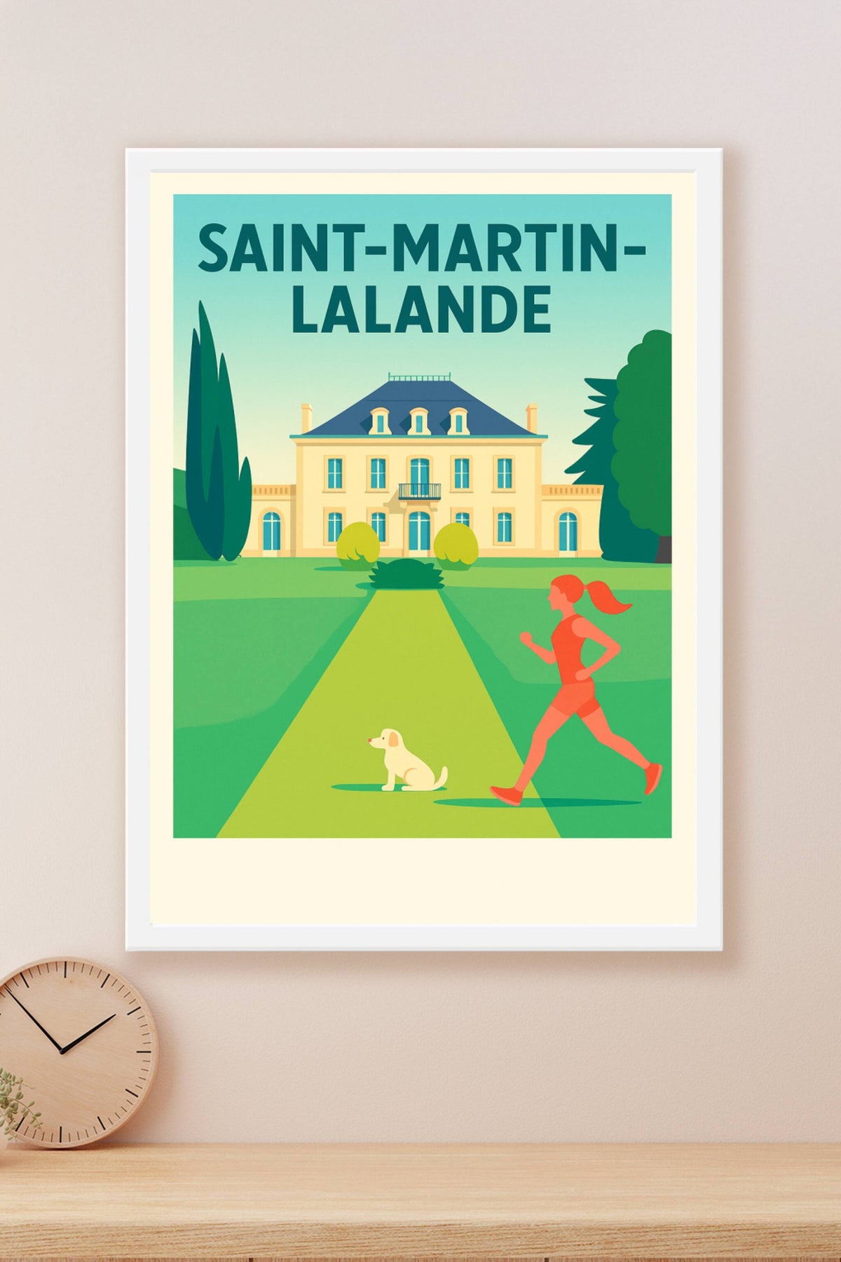 Affiche de Saint-Martin-Lalande - Évasion verte et élégance architecturale