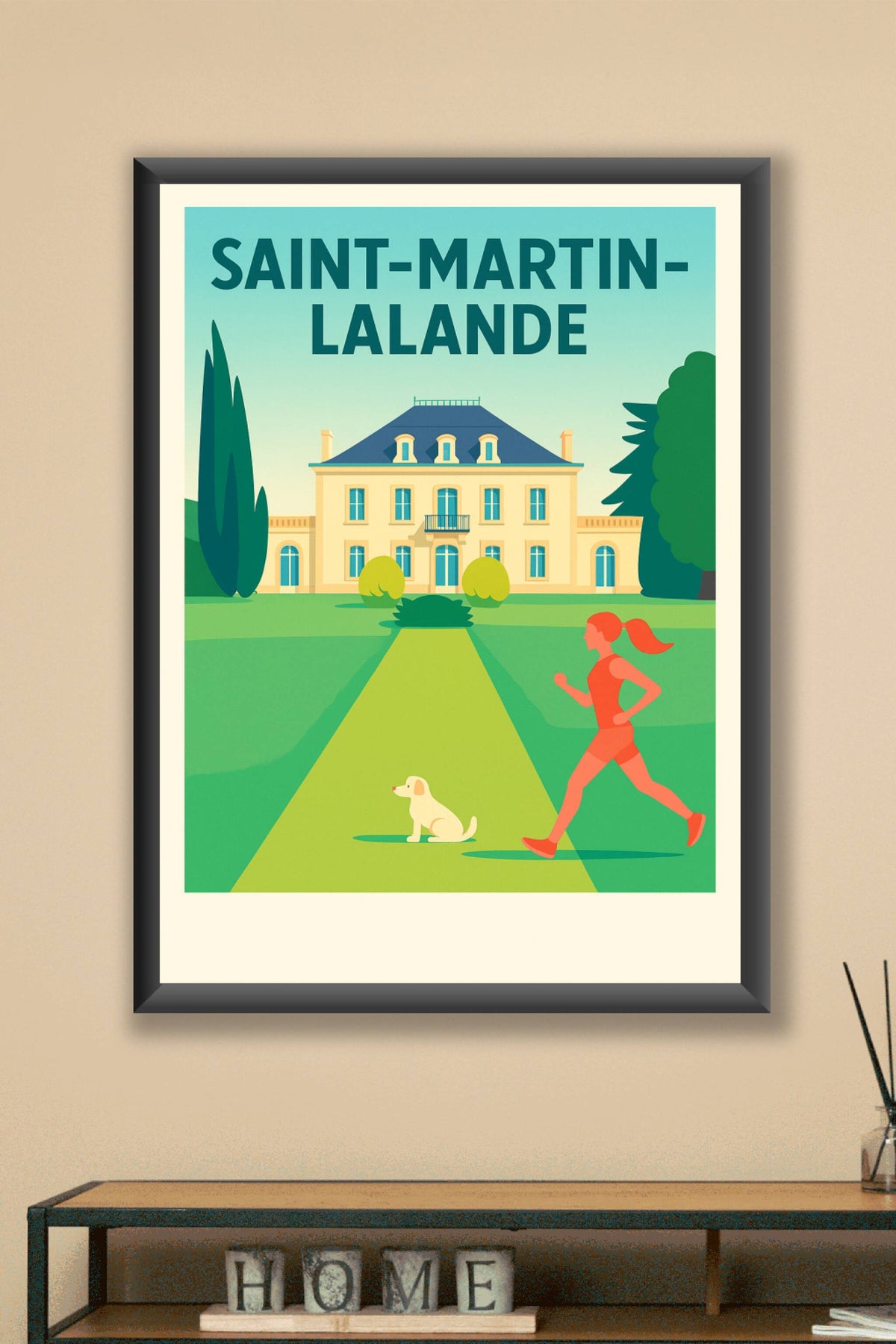 Affiche de Saint-Martin-Lalande - Évasion verte et élégance architecturale